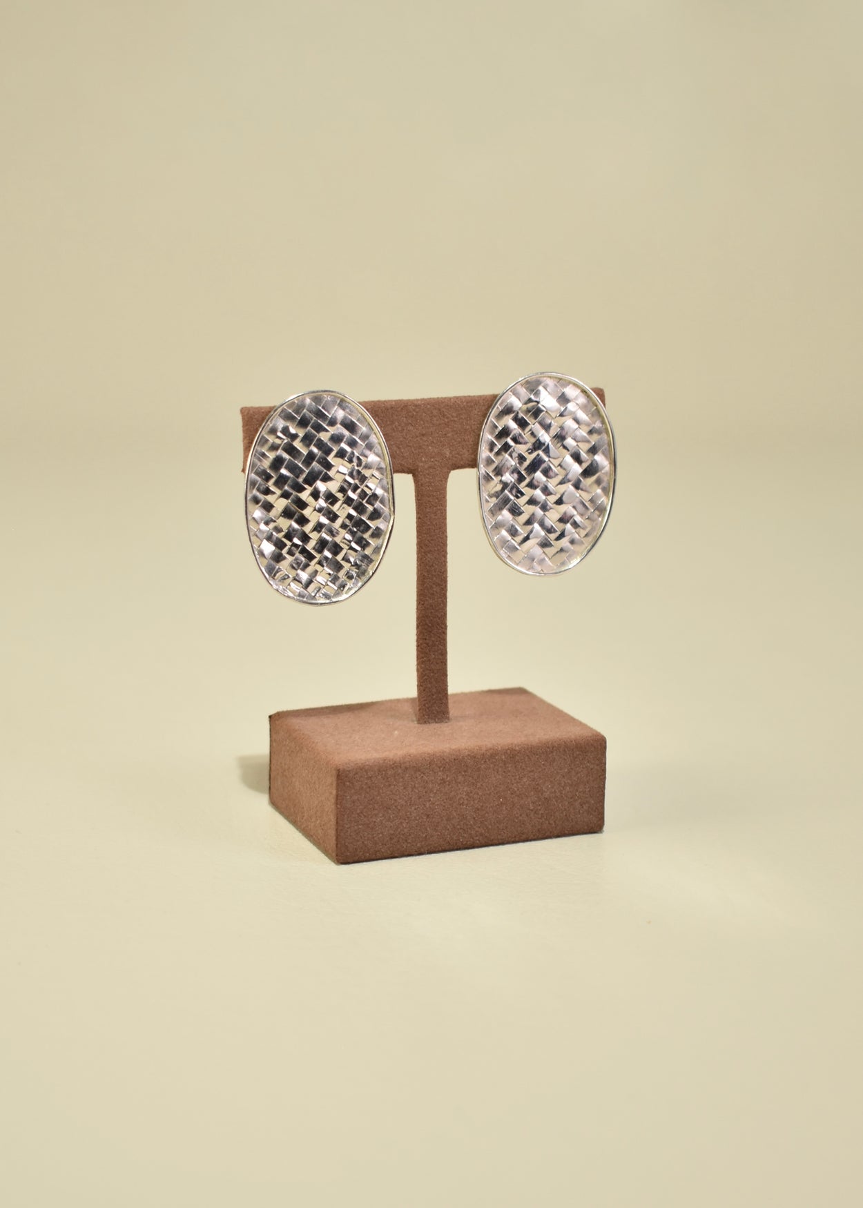 Oval Woven Earrings