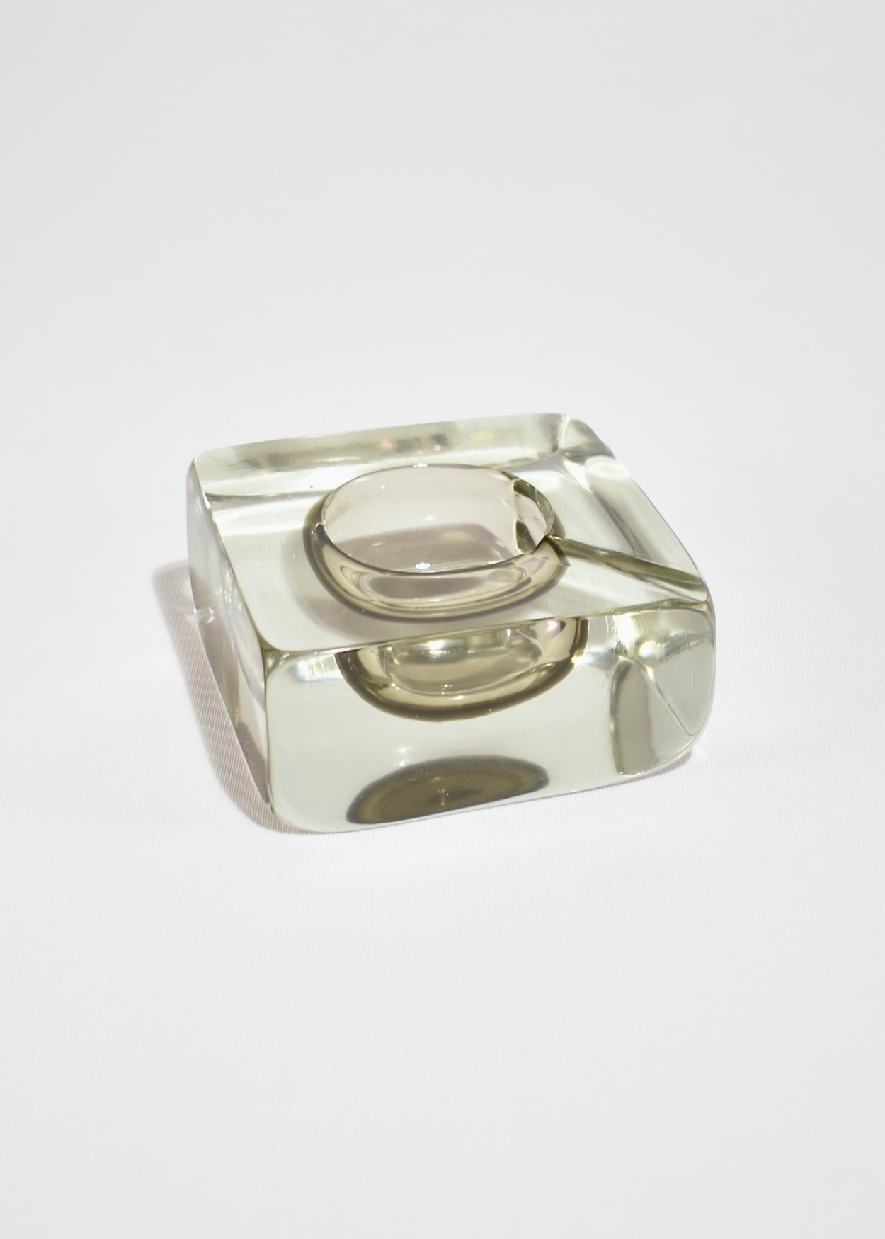 Smoked Glass Ashtray