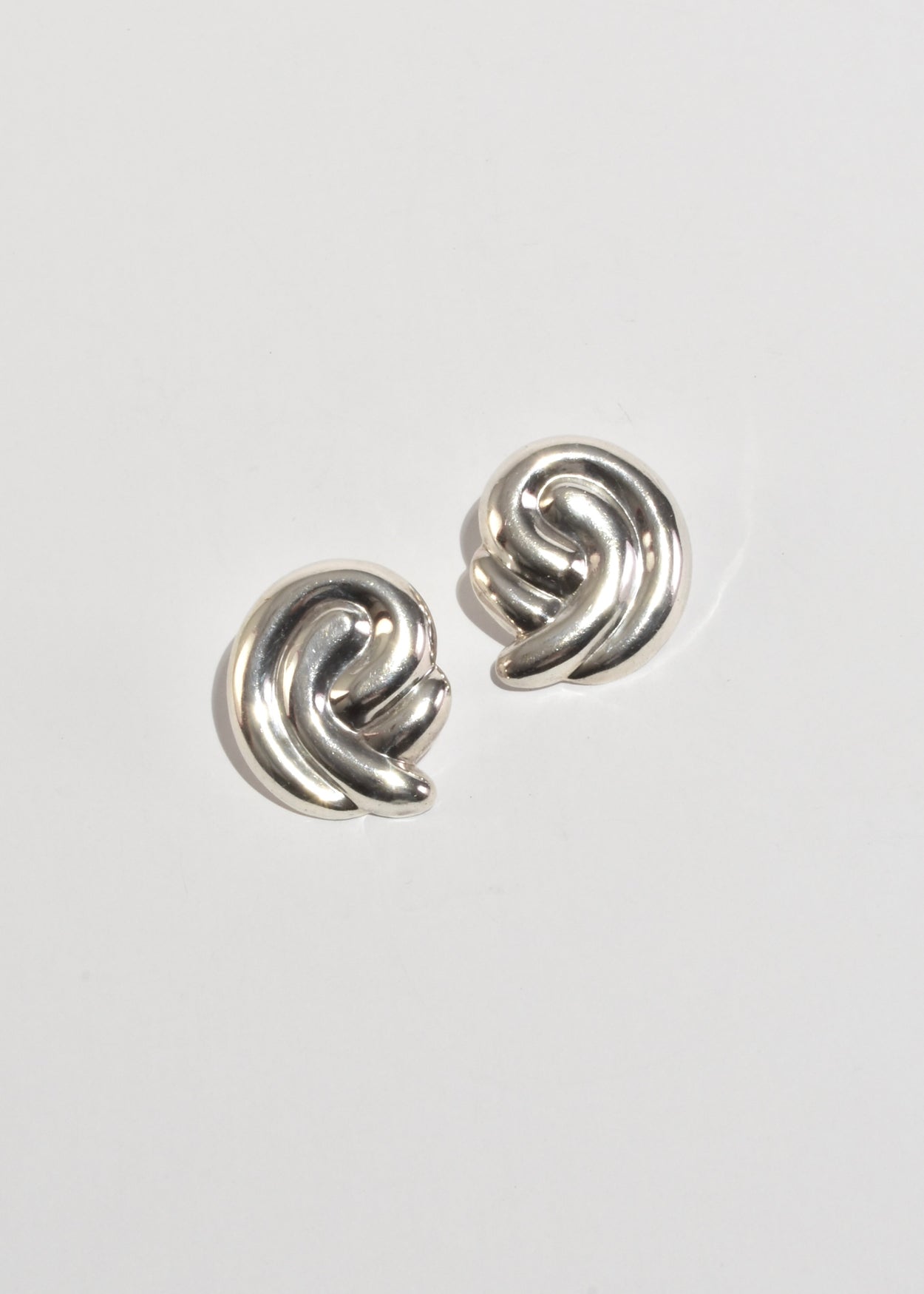 Sculptural Ribbed Earrings