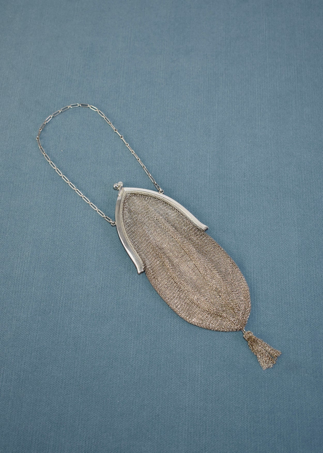 Sterling Mesh Wrist Purse