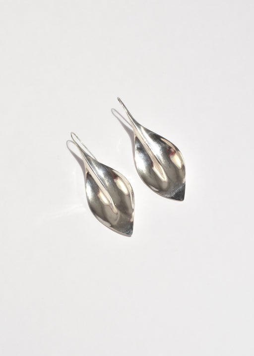 Sterling Leaf Earrings