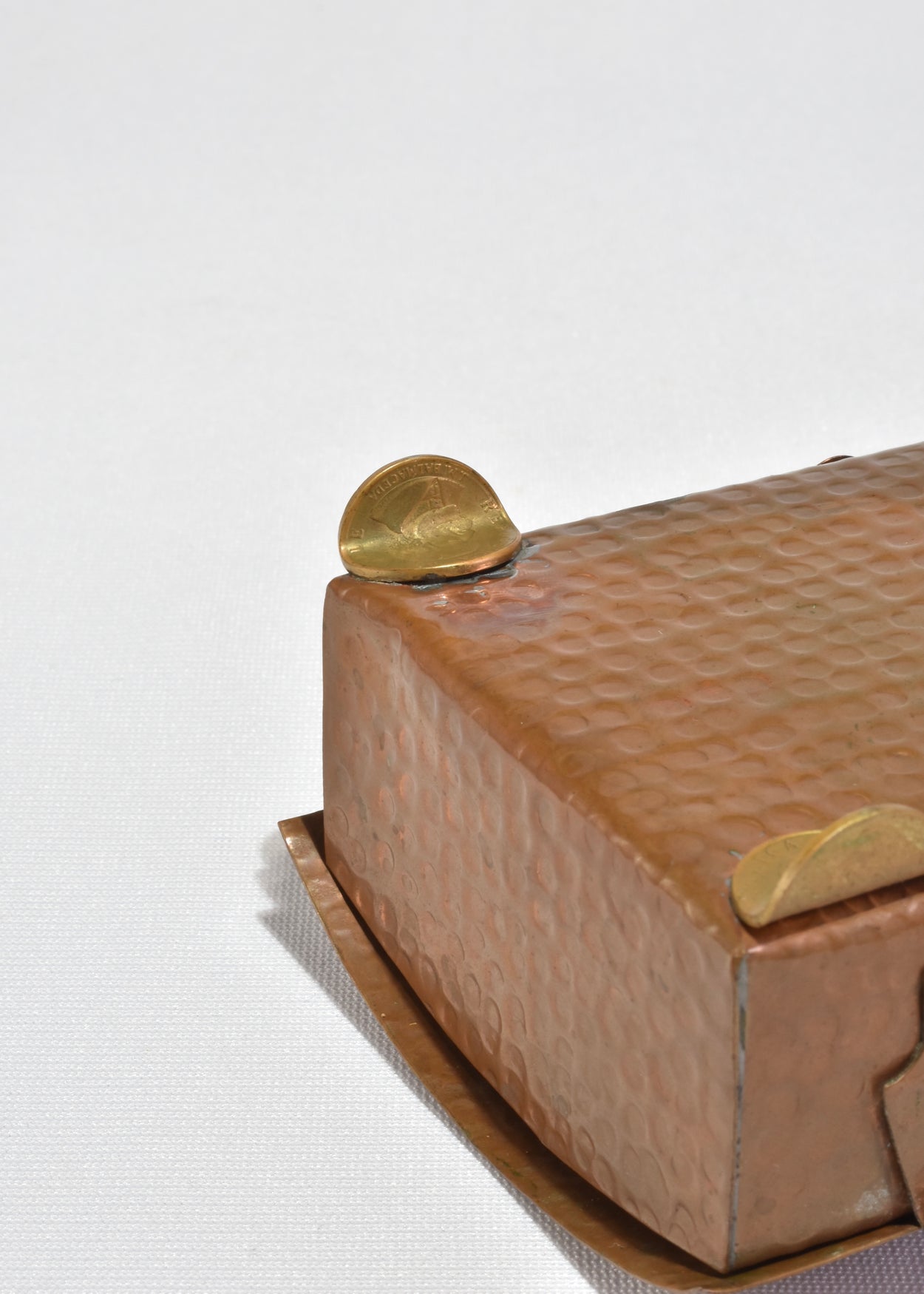 Handcrafted Copper Hinge Box