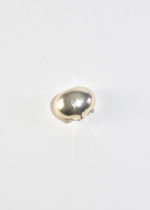 Silver Ribbed Pillbox
