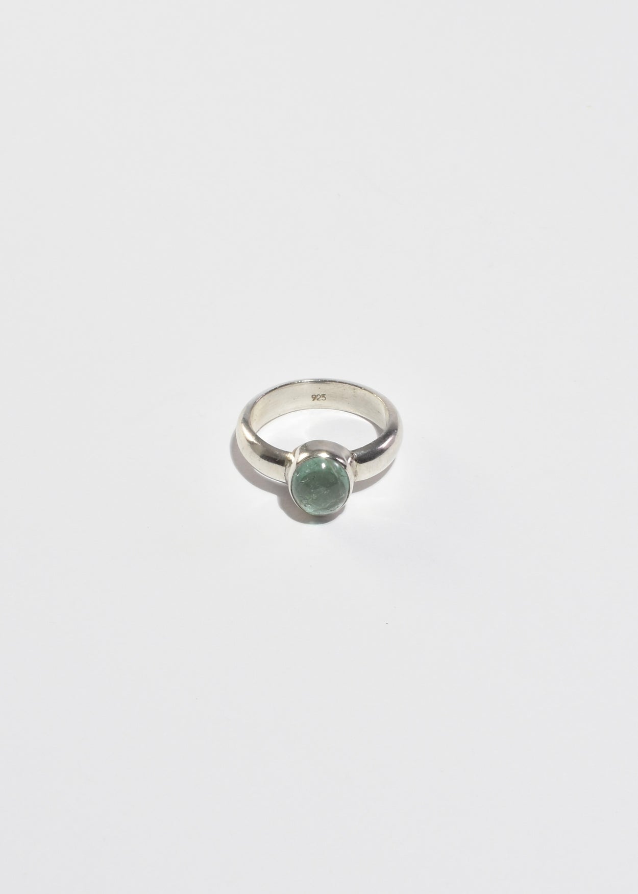 Oval Prasiolite Ring