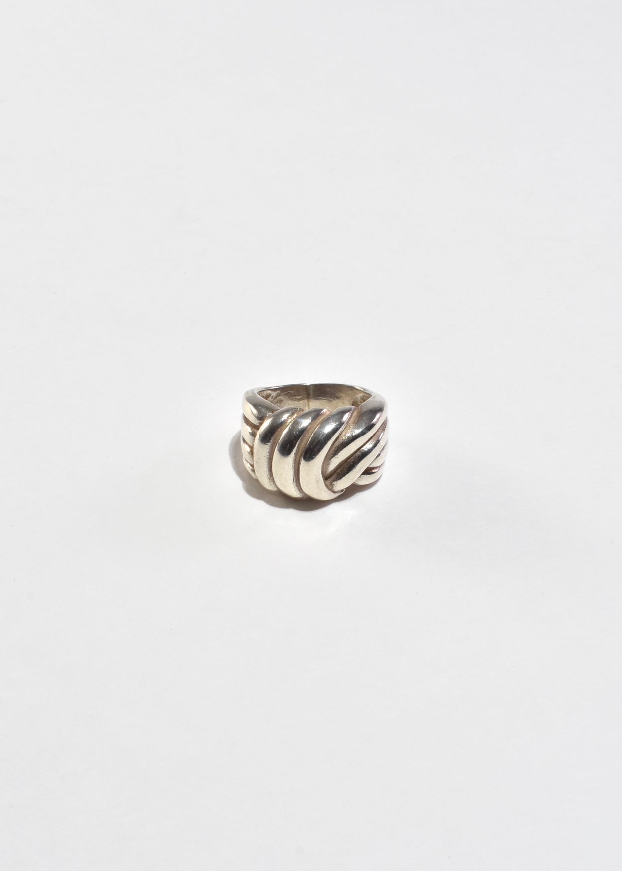 Sculptural Ribbed Ring