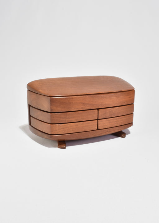Pivoting Wooden Jewelry Box