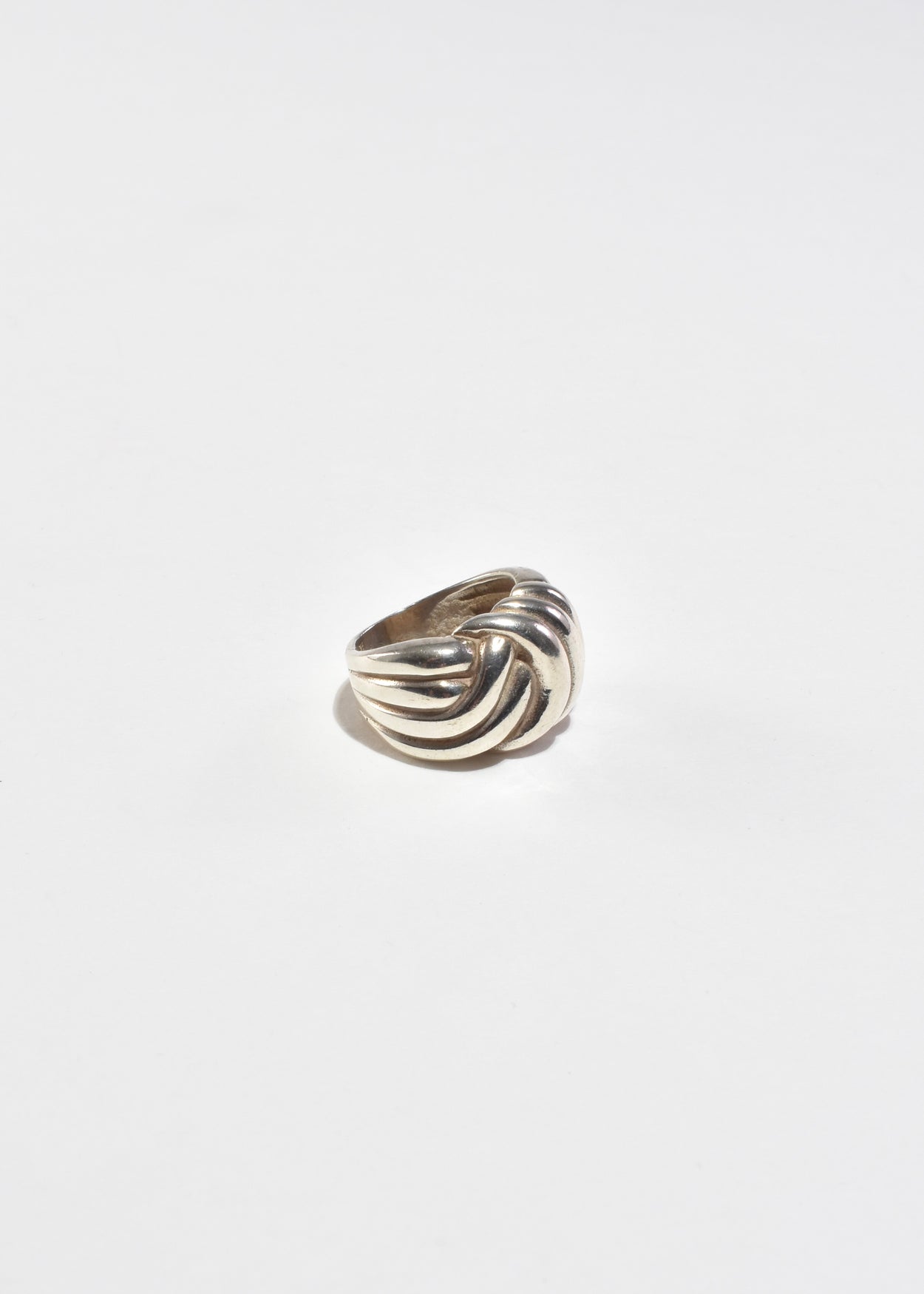 Sculptural Ribbed Ring