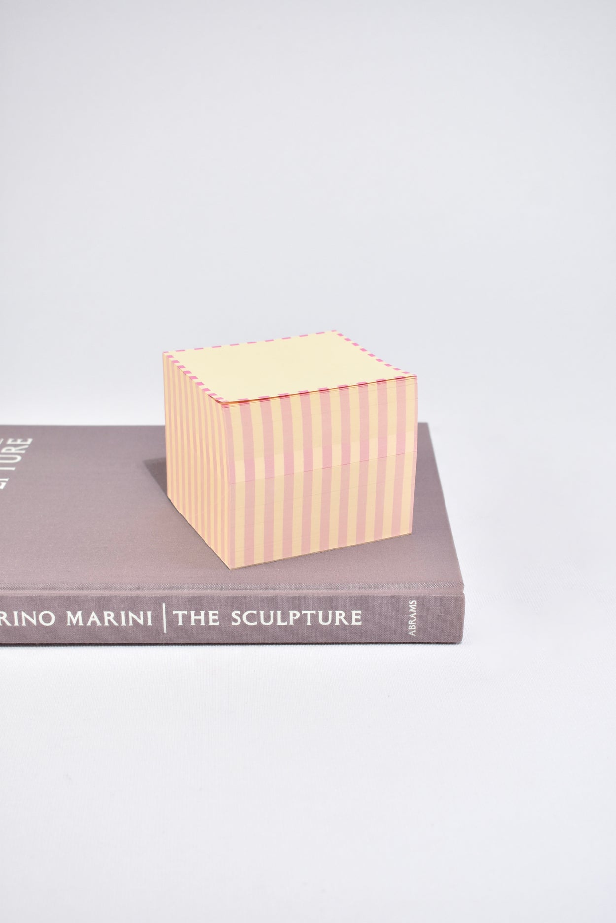 Pink Stripe Block Pad