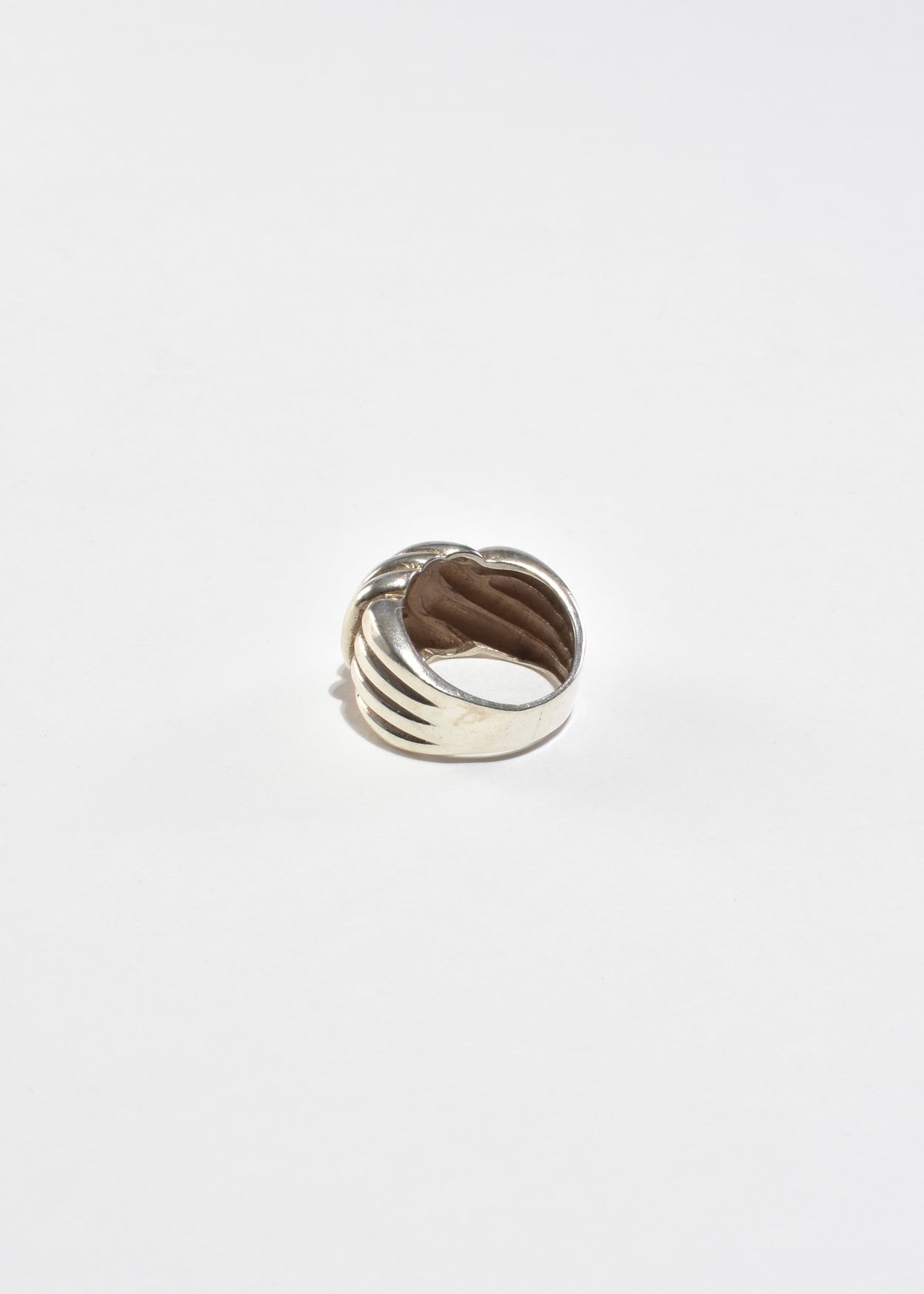 Sculptural Ribbed Ring