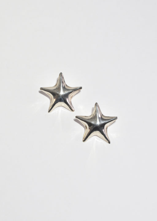 Sterling Star Earrings