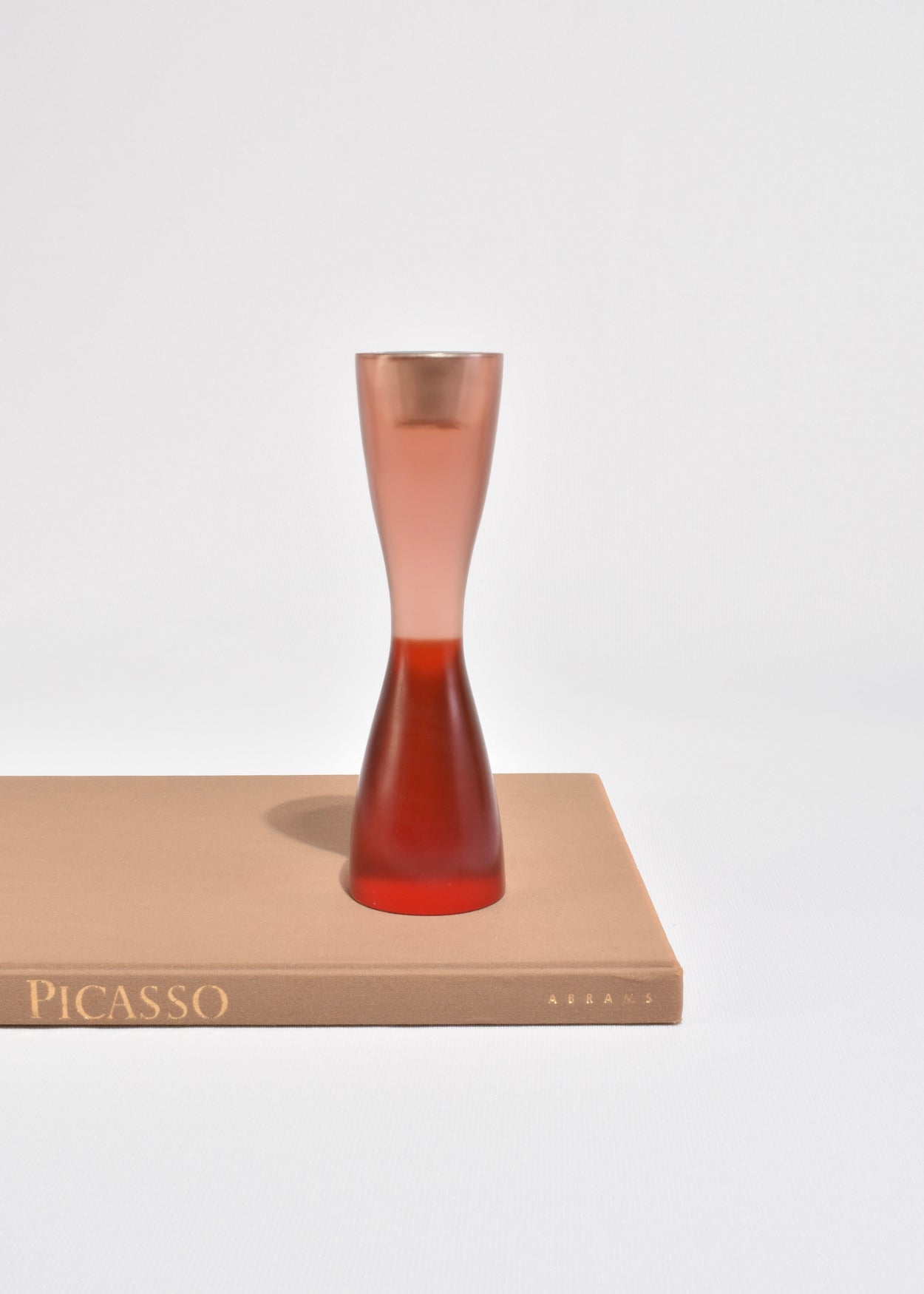 Pink and Red Resin Candleholder Set