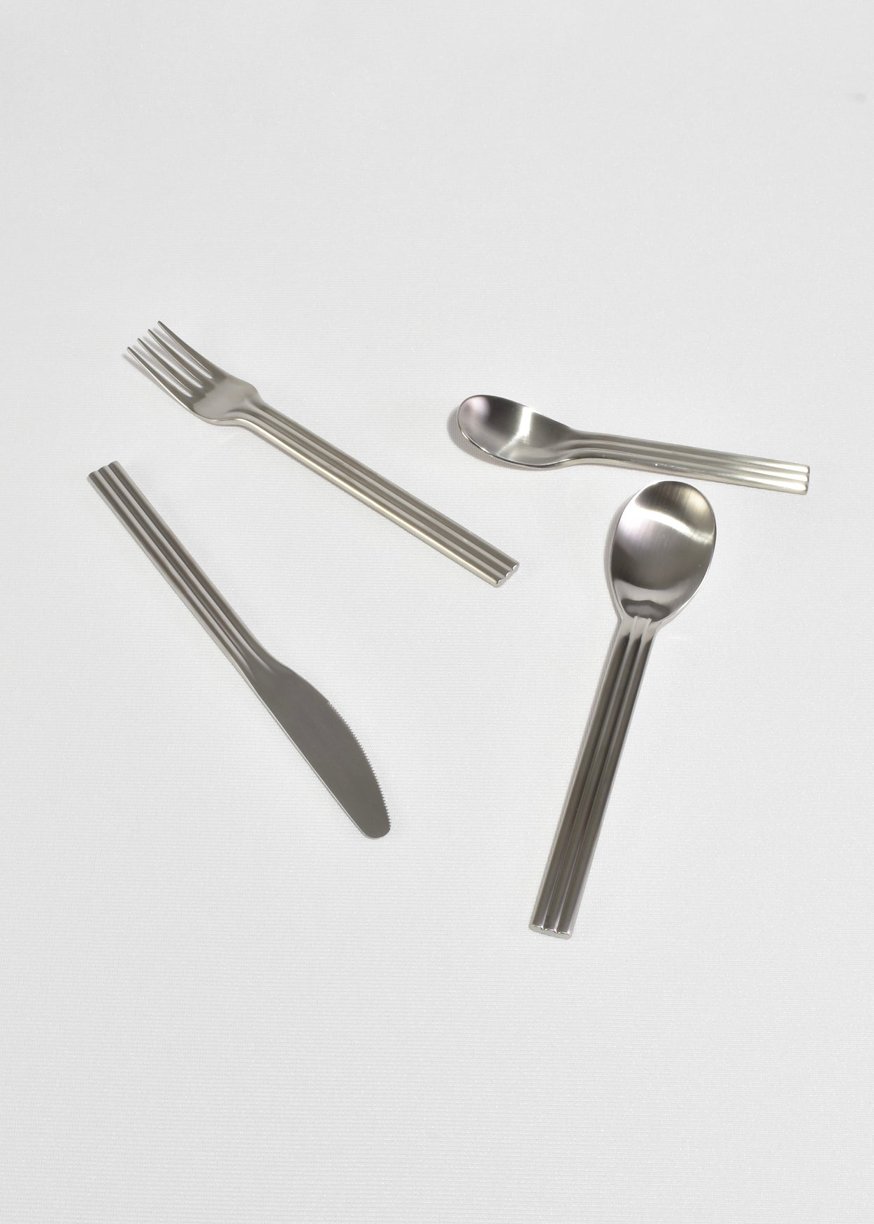 Canteen Brushed Cutlery, Four Sets