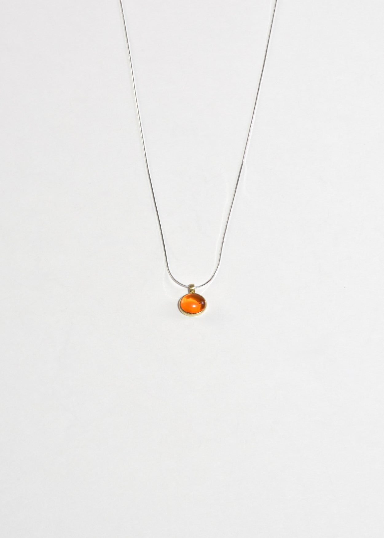 Amber Pendant Necklace