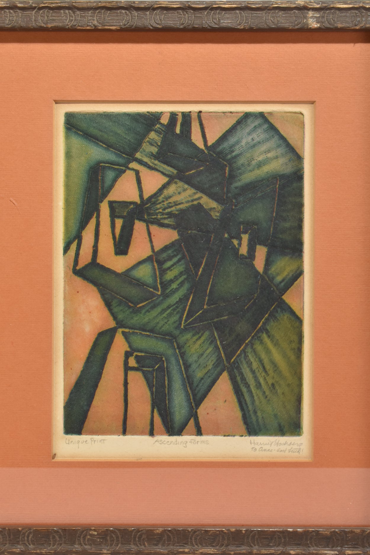 'Ascending Forms', Framed