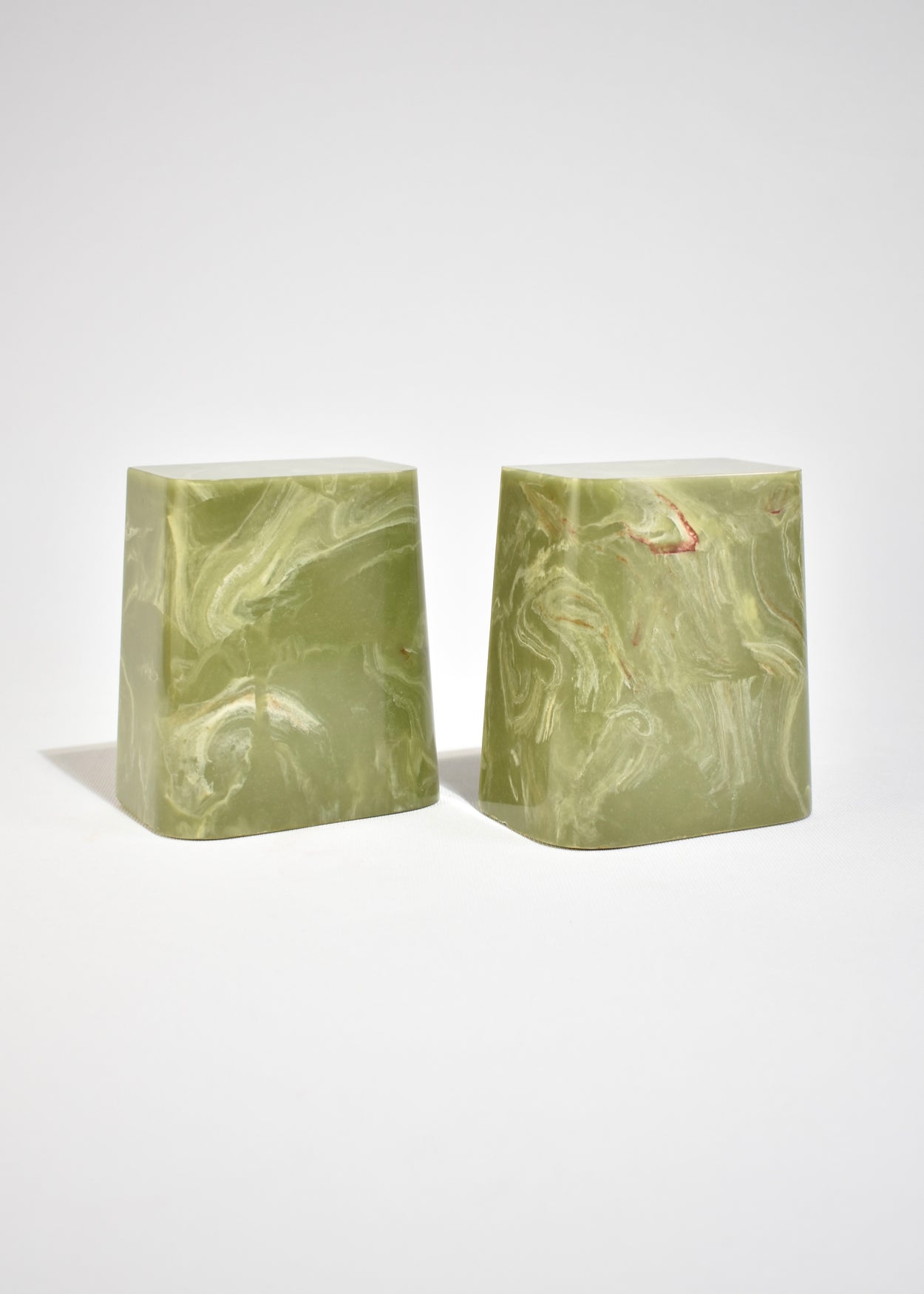 Green Resin Bookends