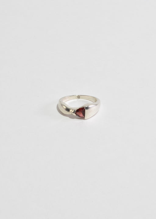 Asymmetrical Ruby Ring