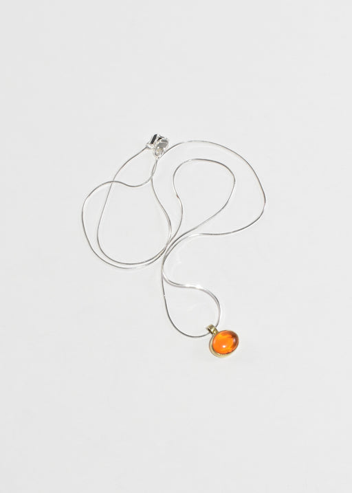 Amber Pendant Necklace