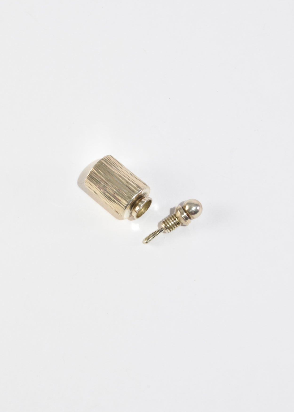 Textured Sterling Perfume Bottle