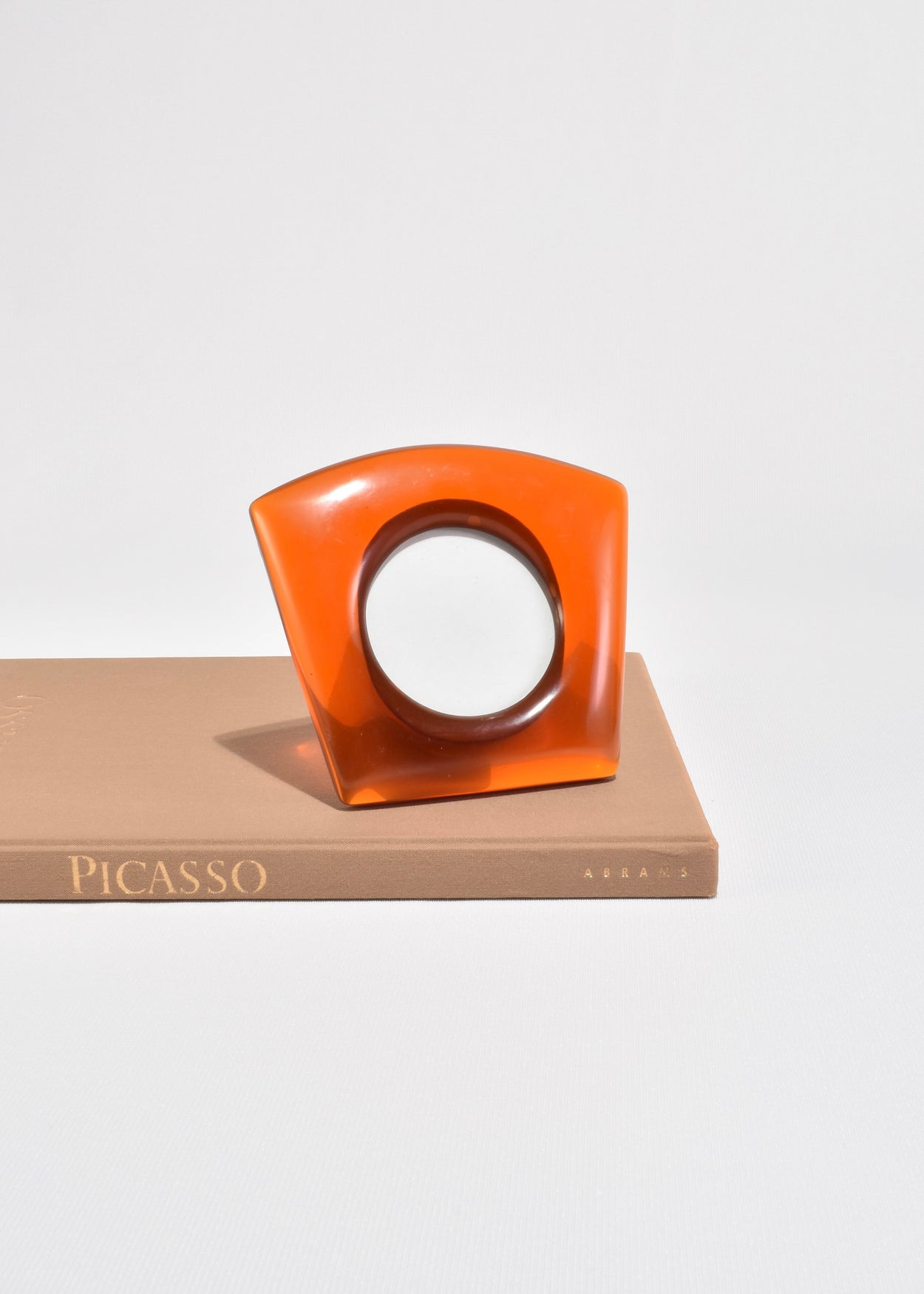 Translucent Amber Picture Frame