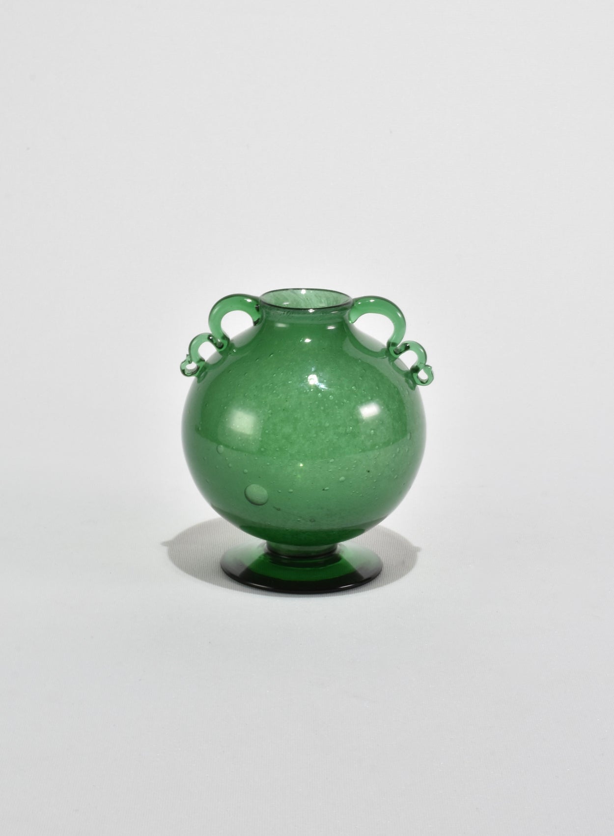 Green Venetian Glass Vase