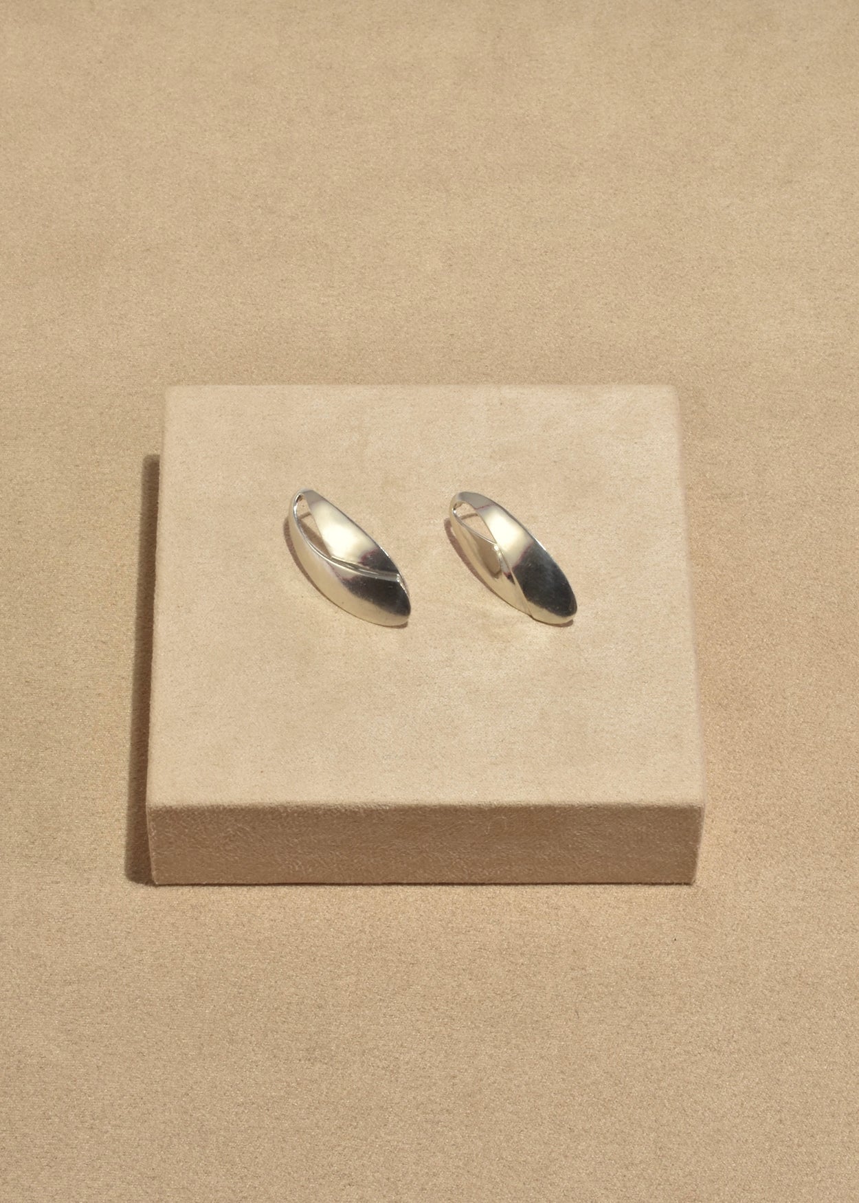Sterling Overlap Earrings