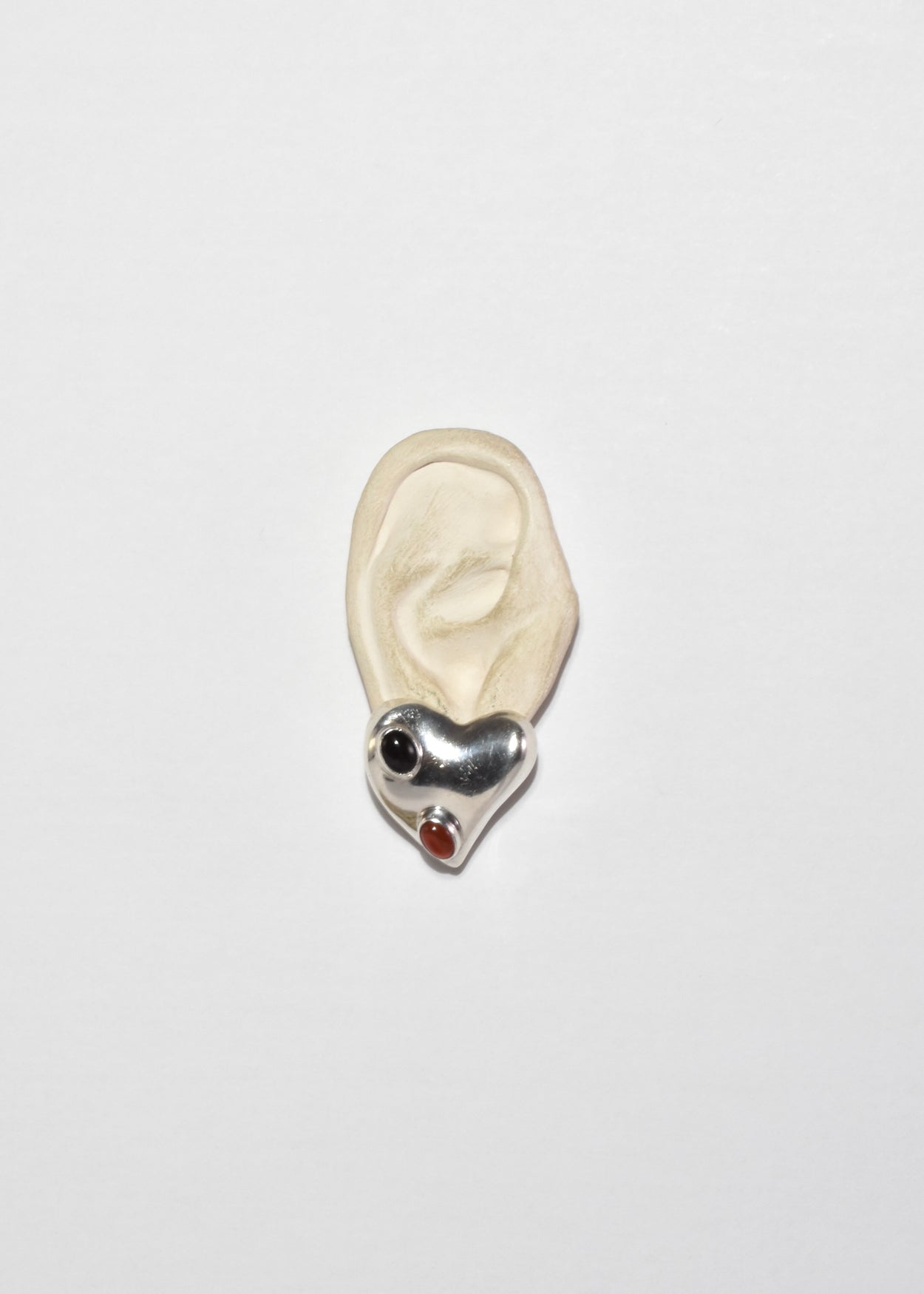 Carnelian Onyx Heart Earrings