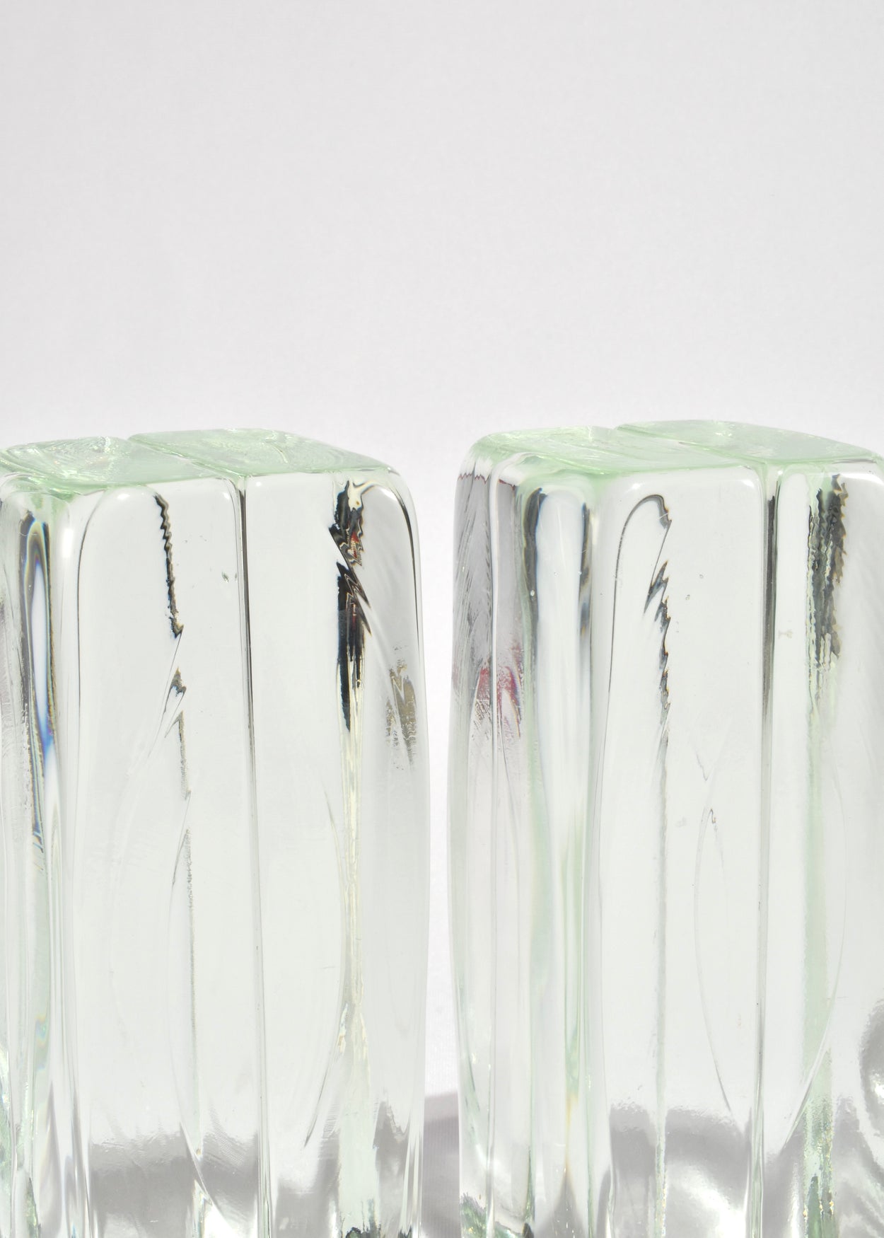 Rectangular Glass Bookends