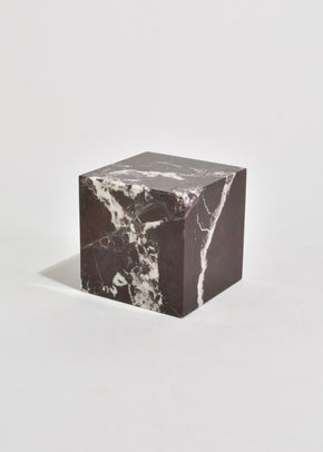 Marble Cube Bookend