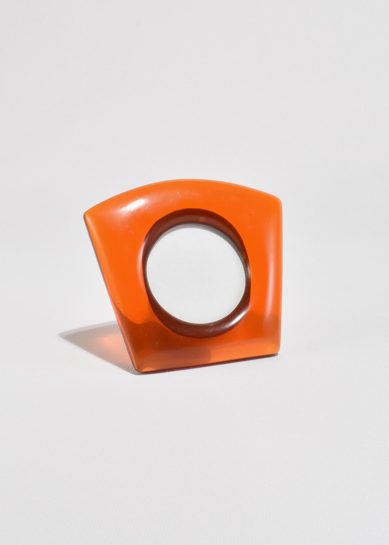 Translucent Amber Picture Frame