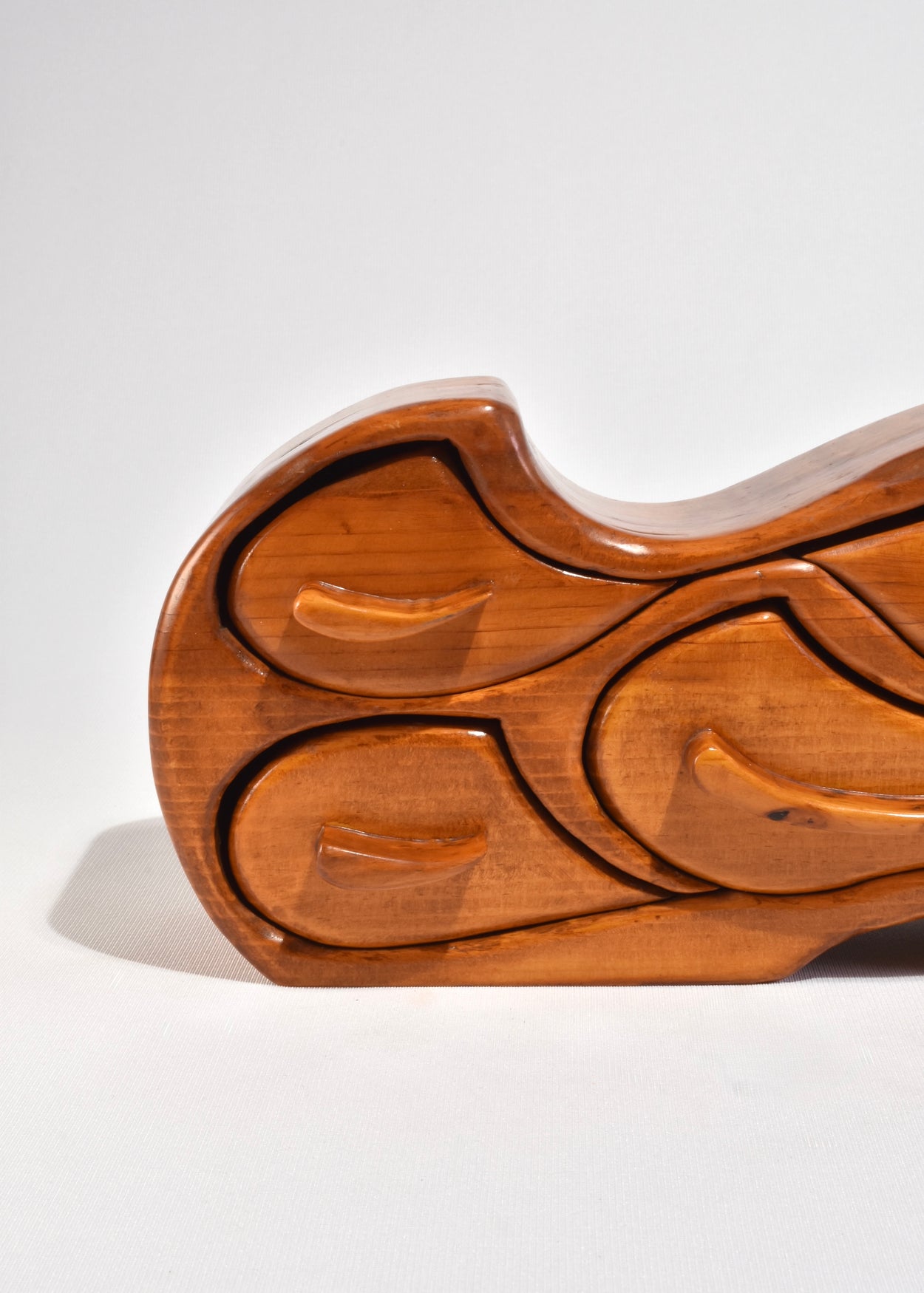Carved Wooden Jewelry Box