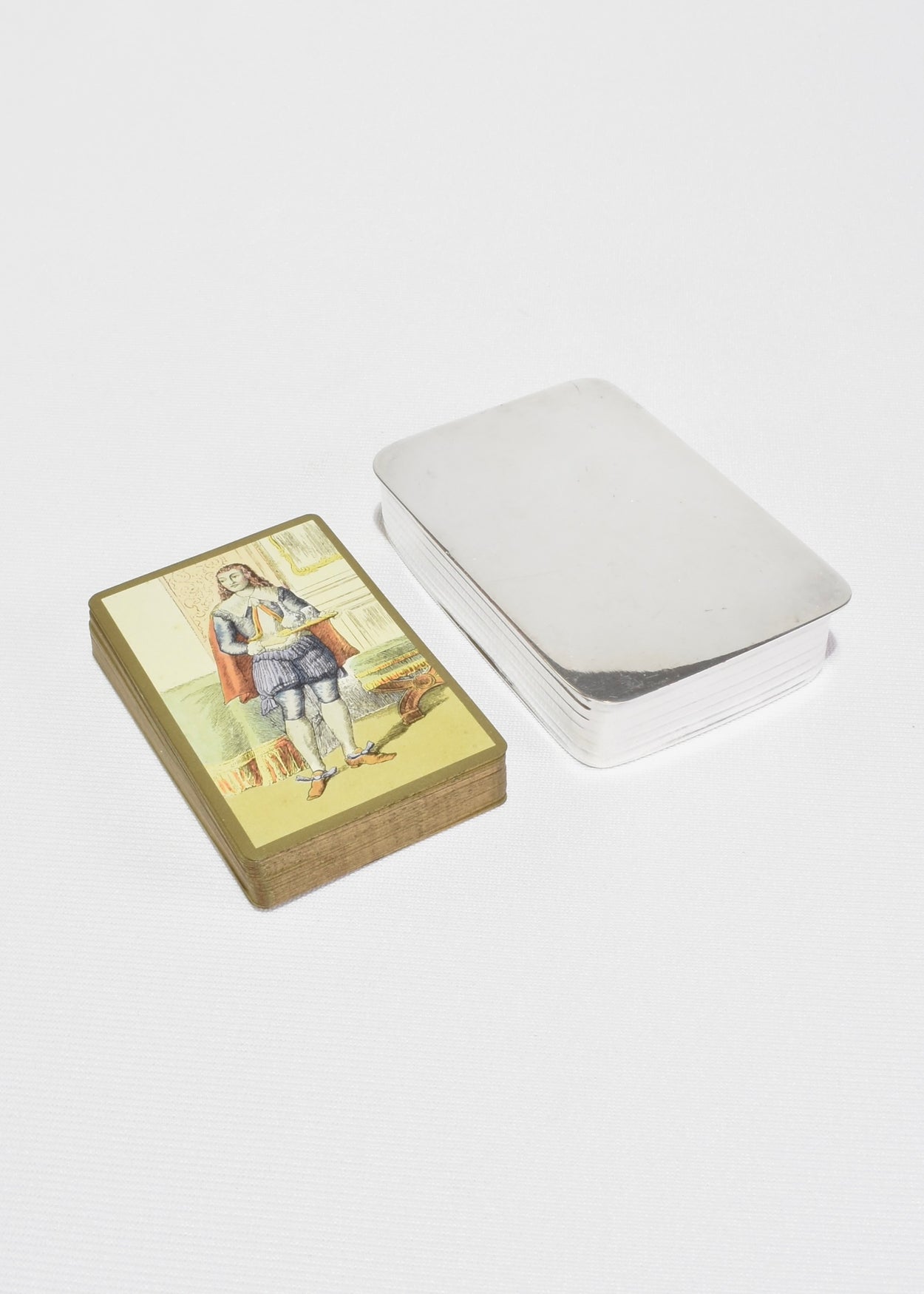 Silver Playing Card Case
