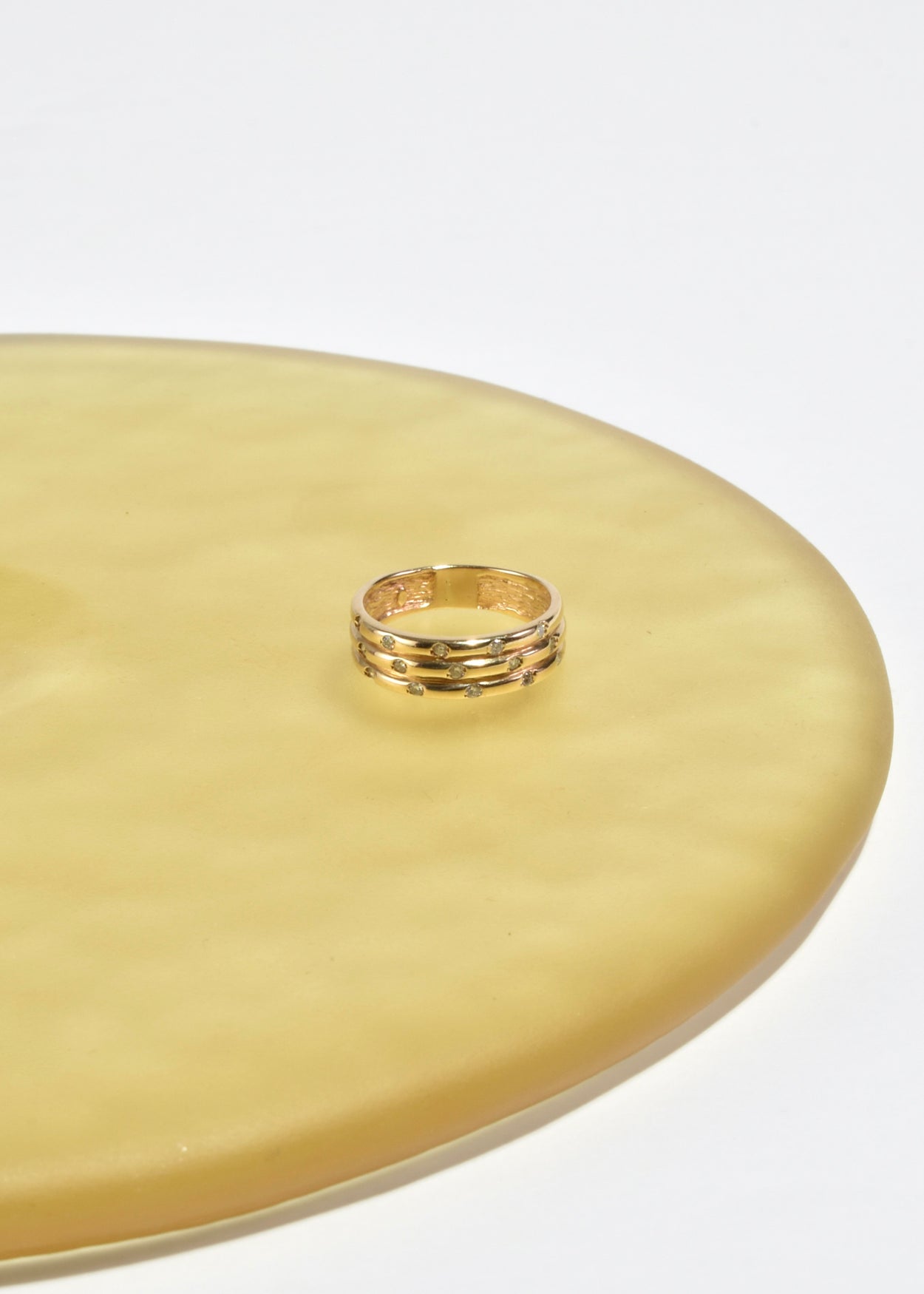Layered Gold Diamond Ring
