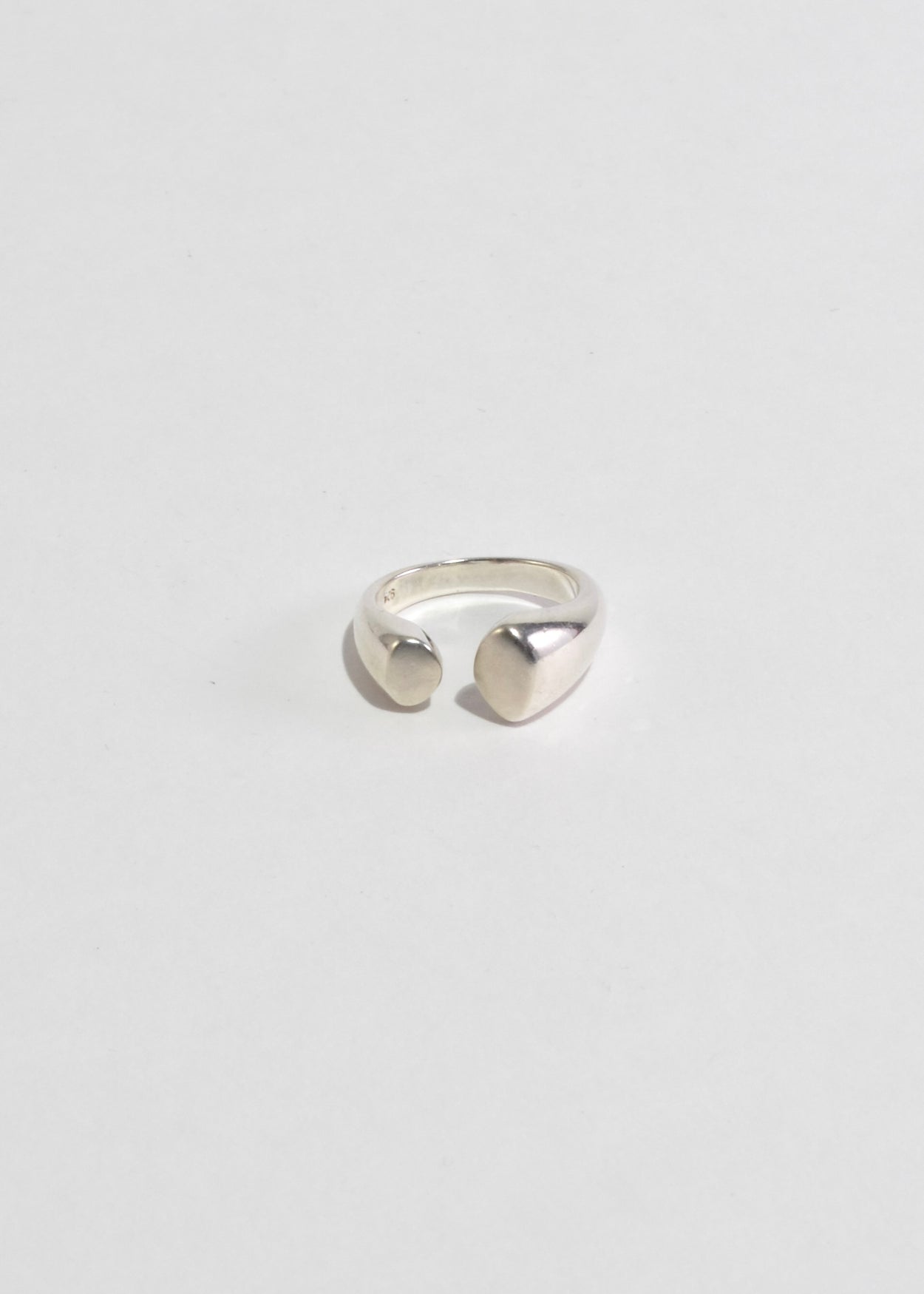 Asymmetrical Sterling Ring