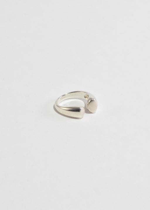 Asymmetrical Sterling Ring