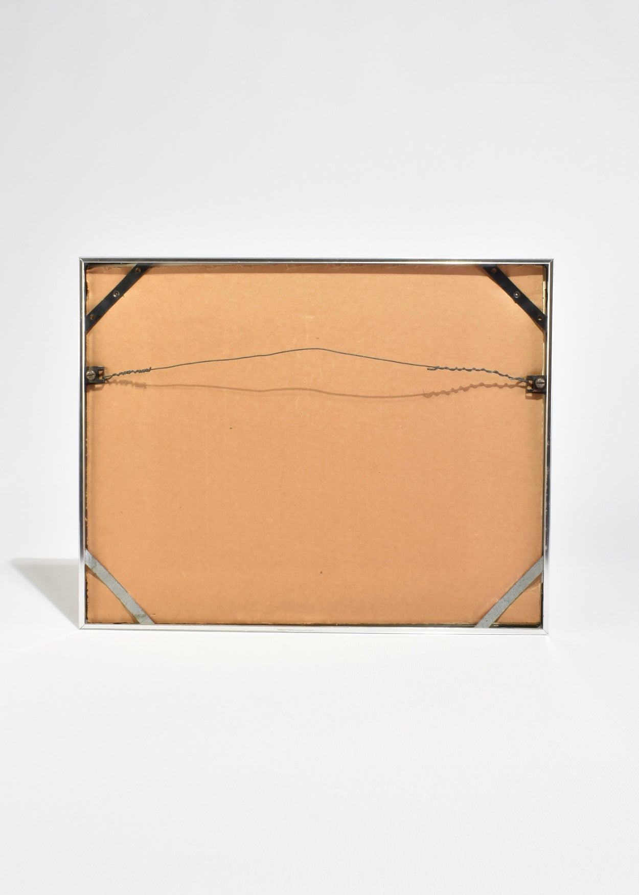 Geometric Green Collage, Framed