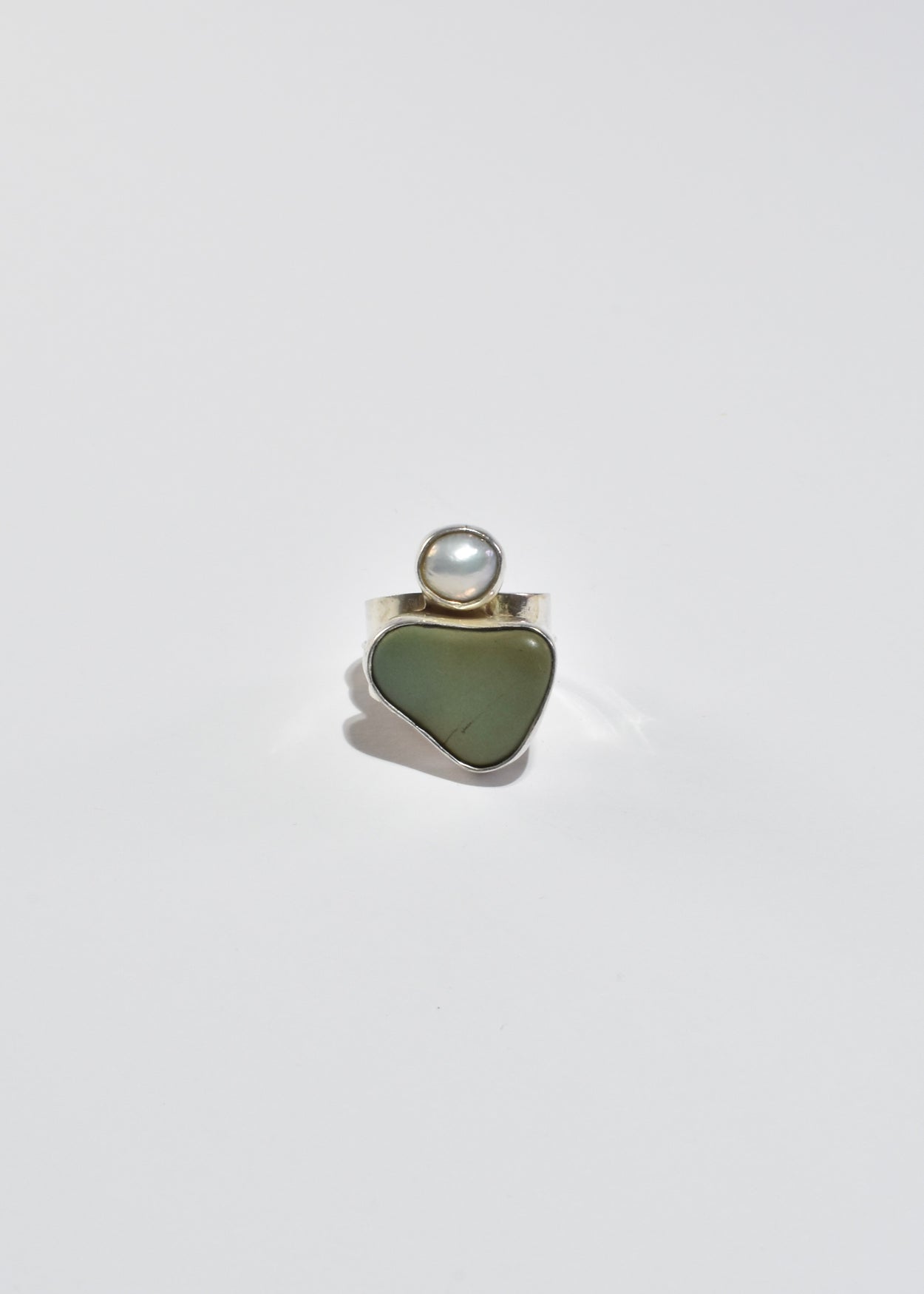 Pearl Pebble Ring