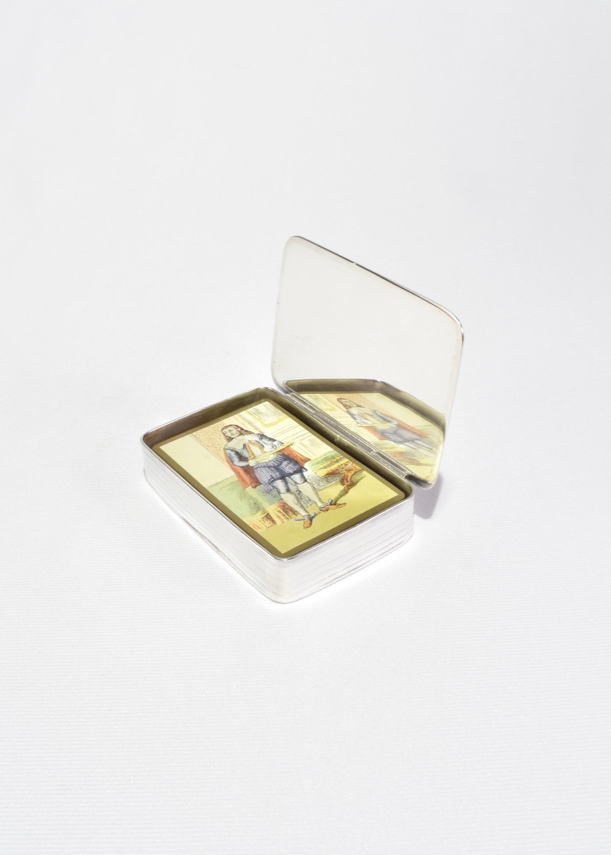 Silver Playing Card Case