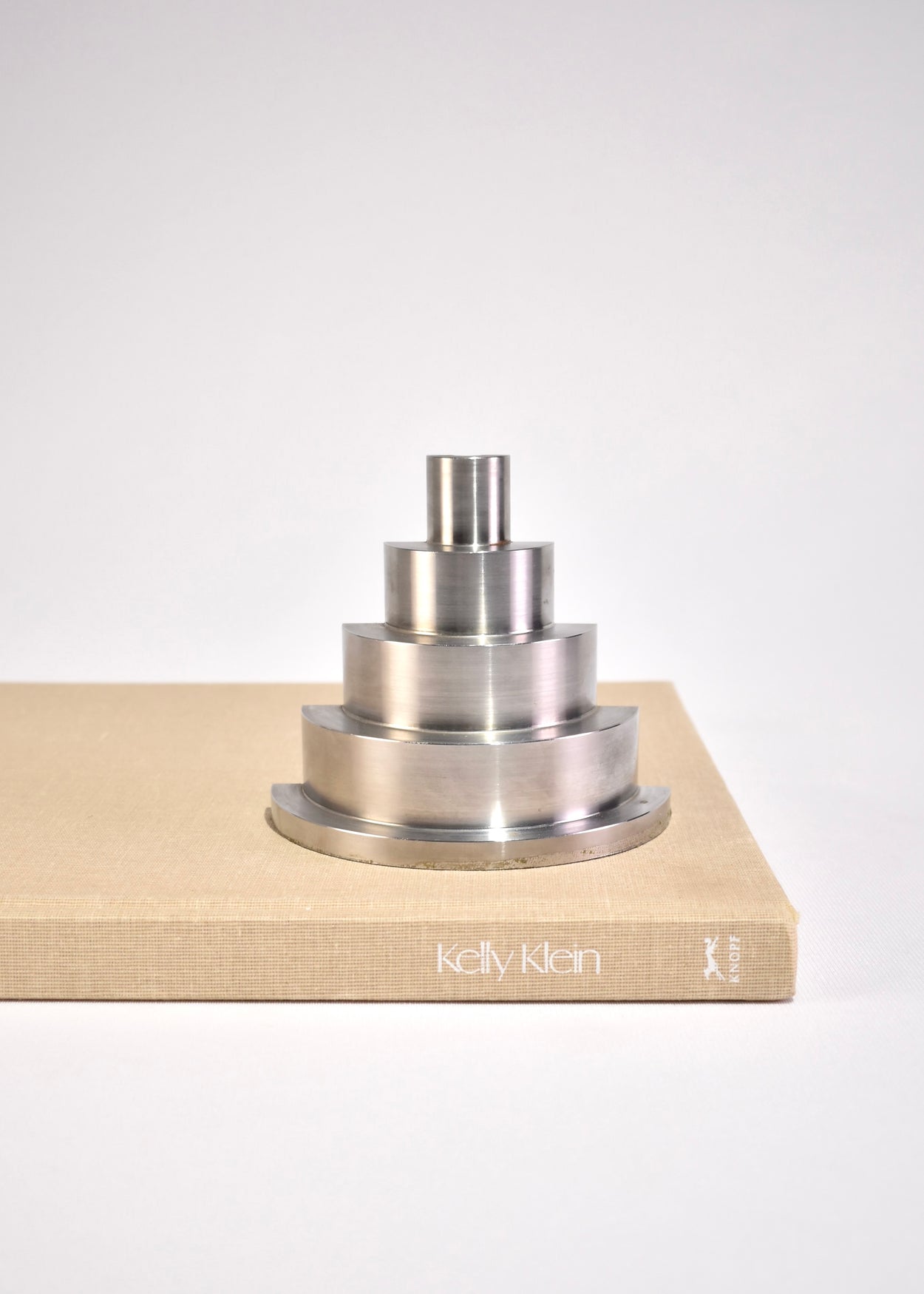 Stepped Steel Bookends