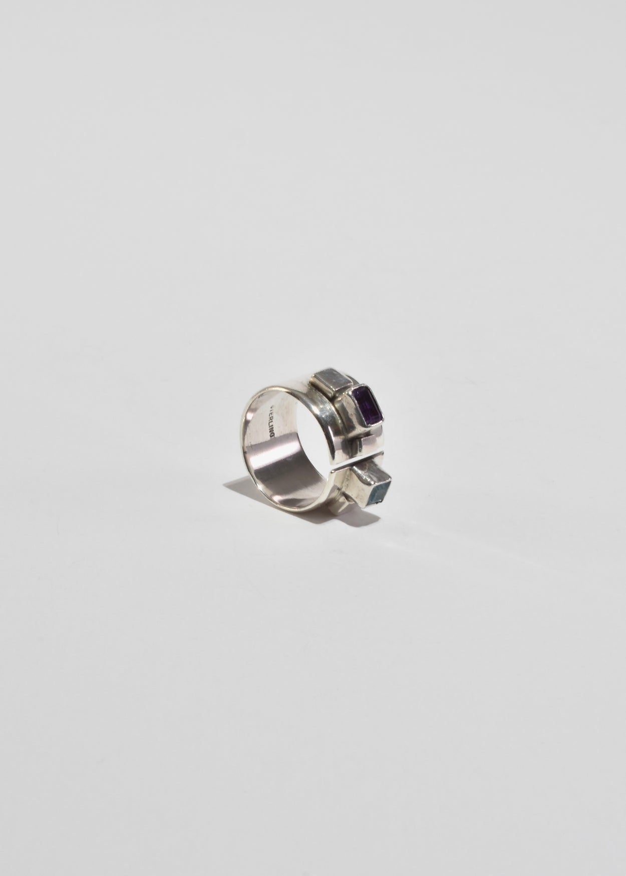 Topaz Amethyst Ring