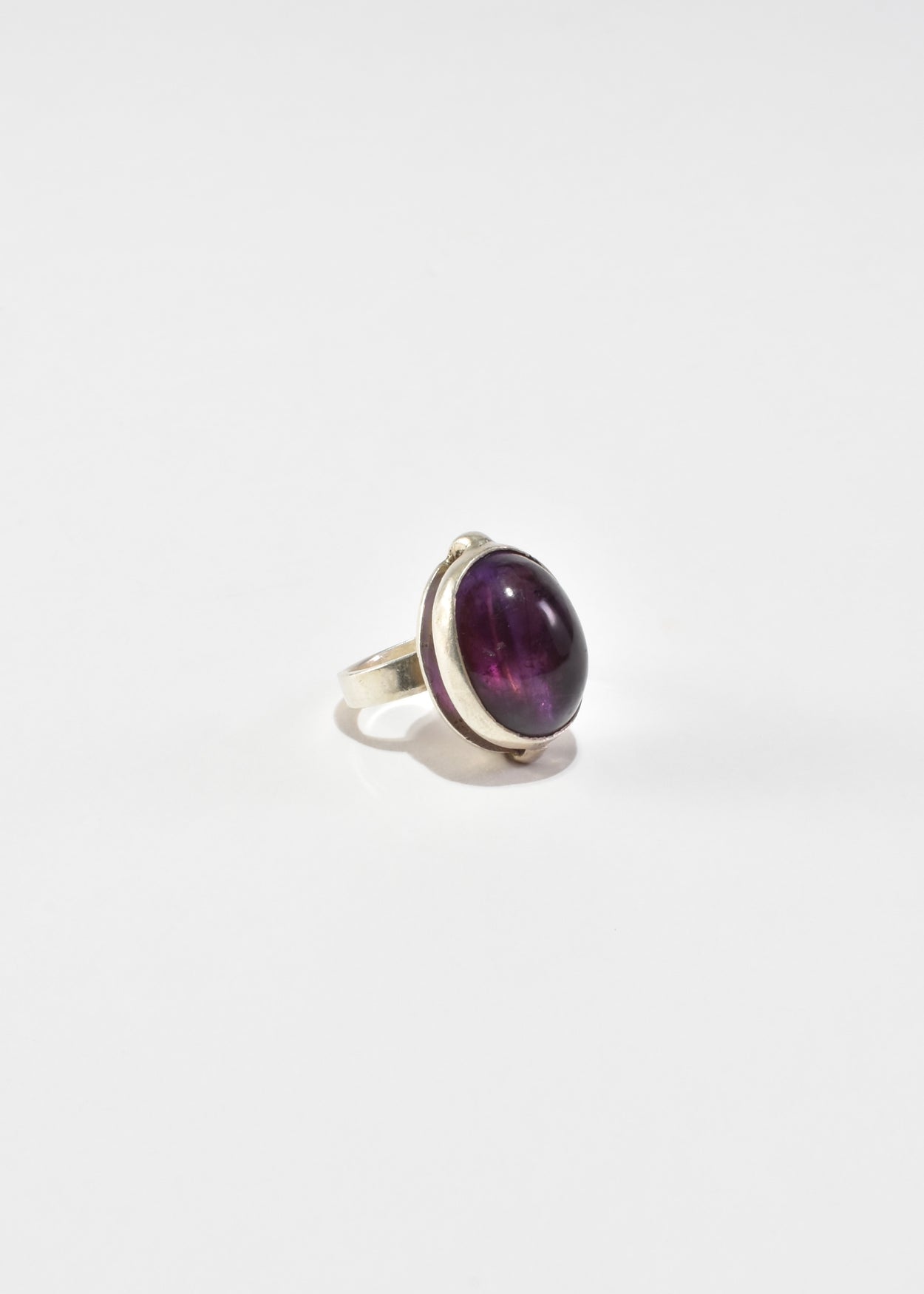 Modernist Amethyst Ring