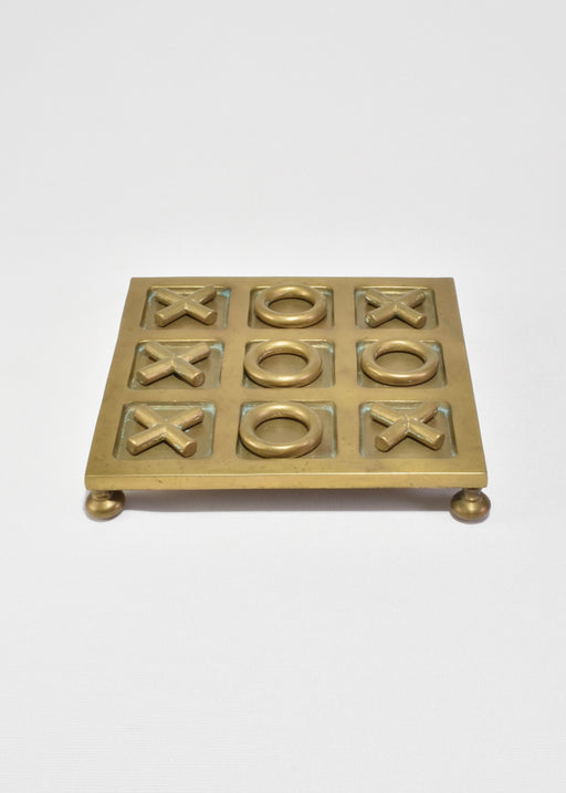 Brass Tic-Tac-Toe Set