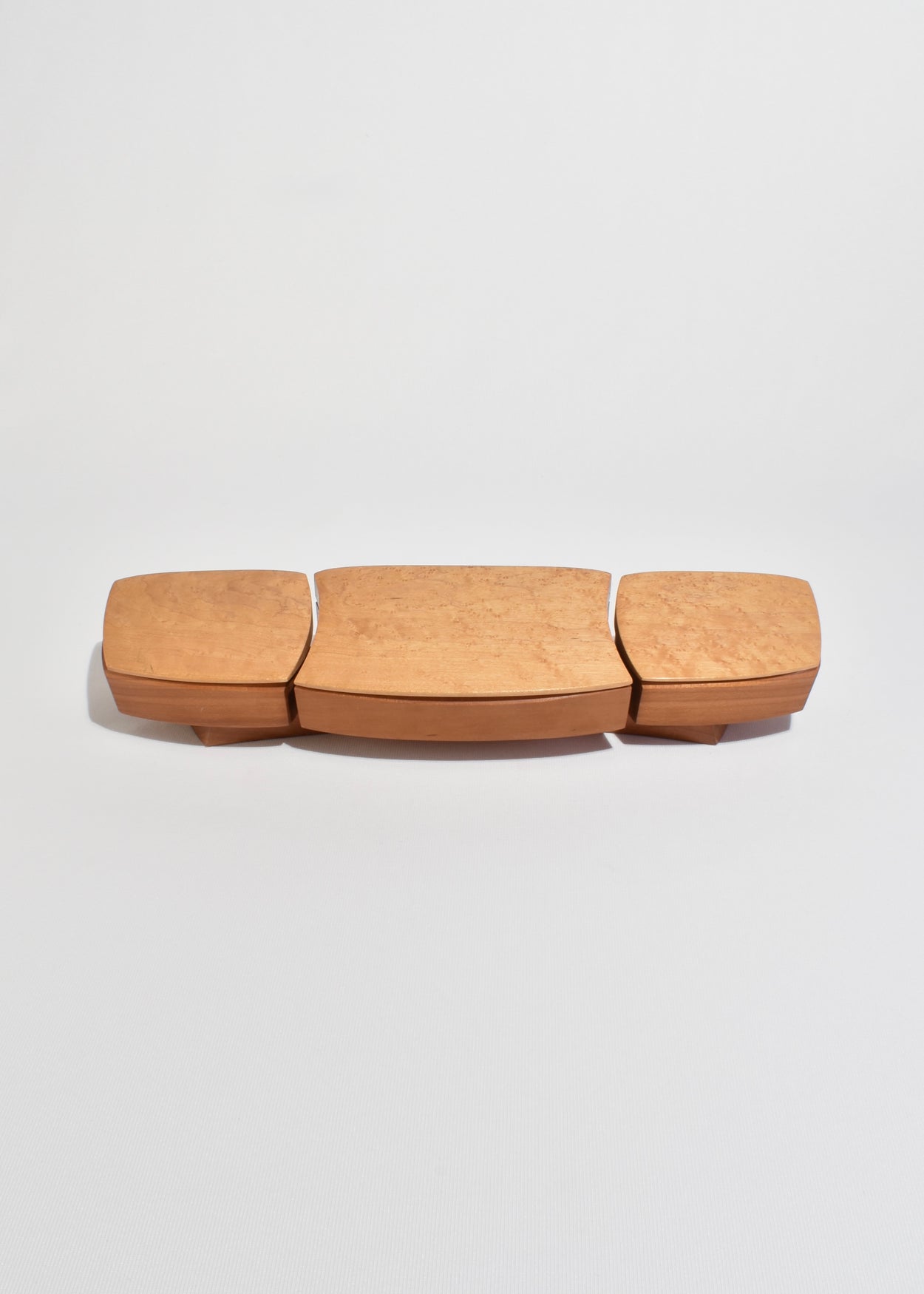 Elongated Wooden Jewelry Box