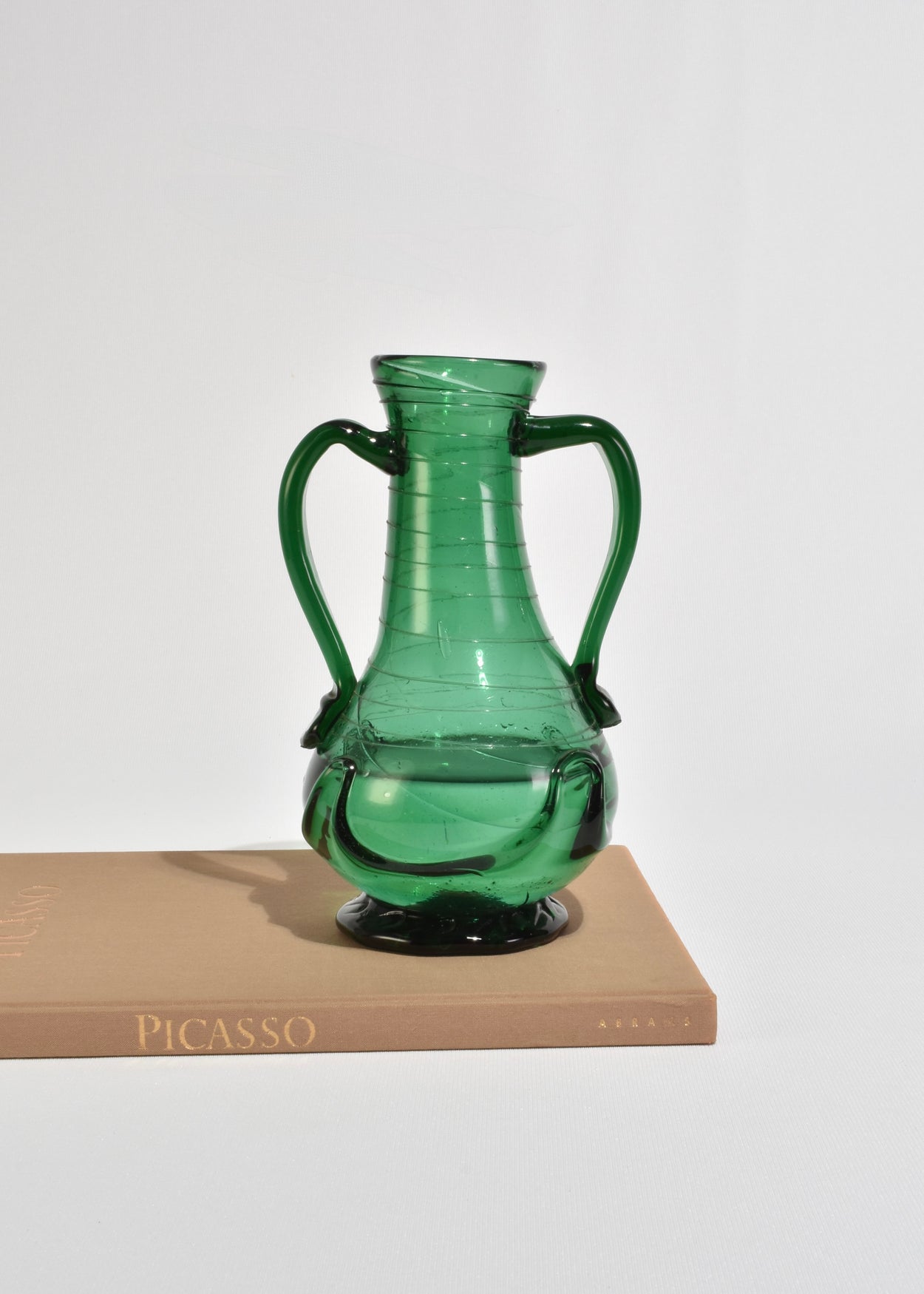 Green Amphora Vase