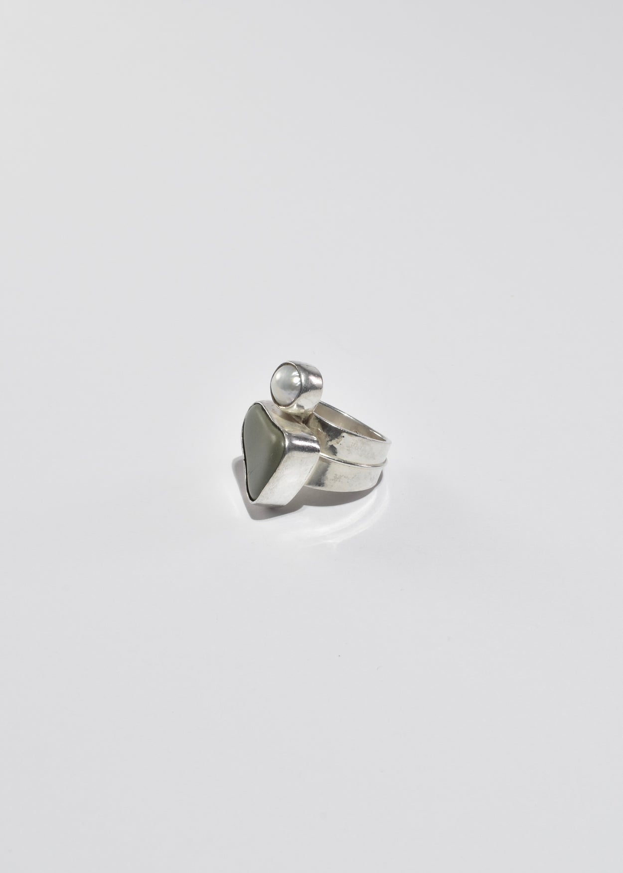 Pearl Pebble Ring
