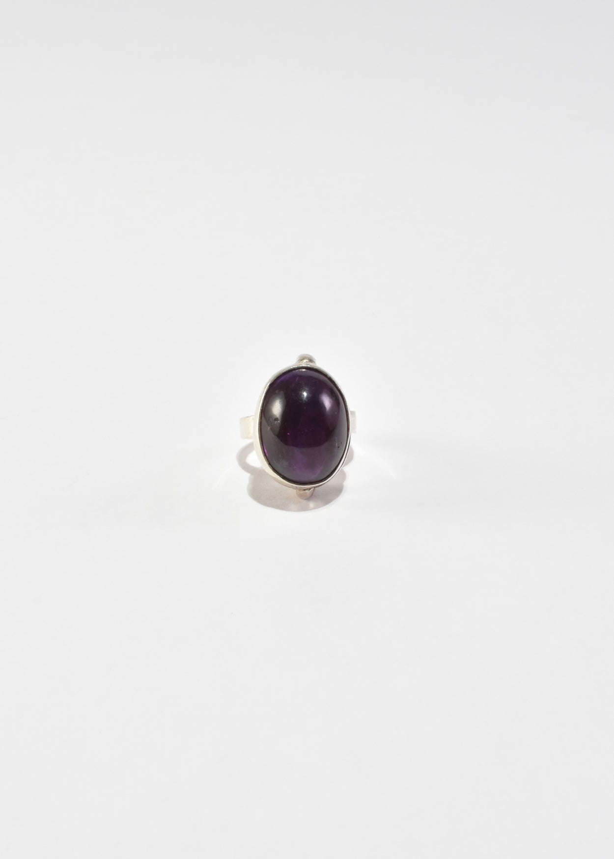 Modernist Amethyst Ring
