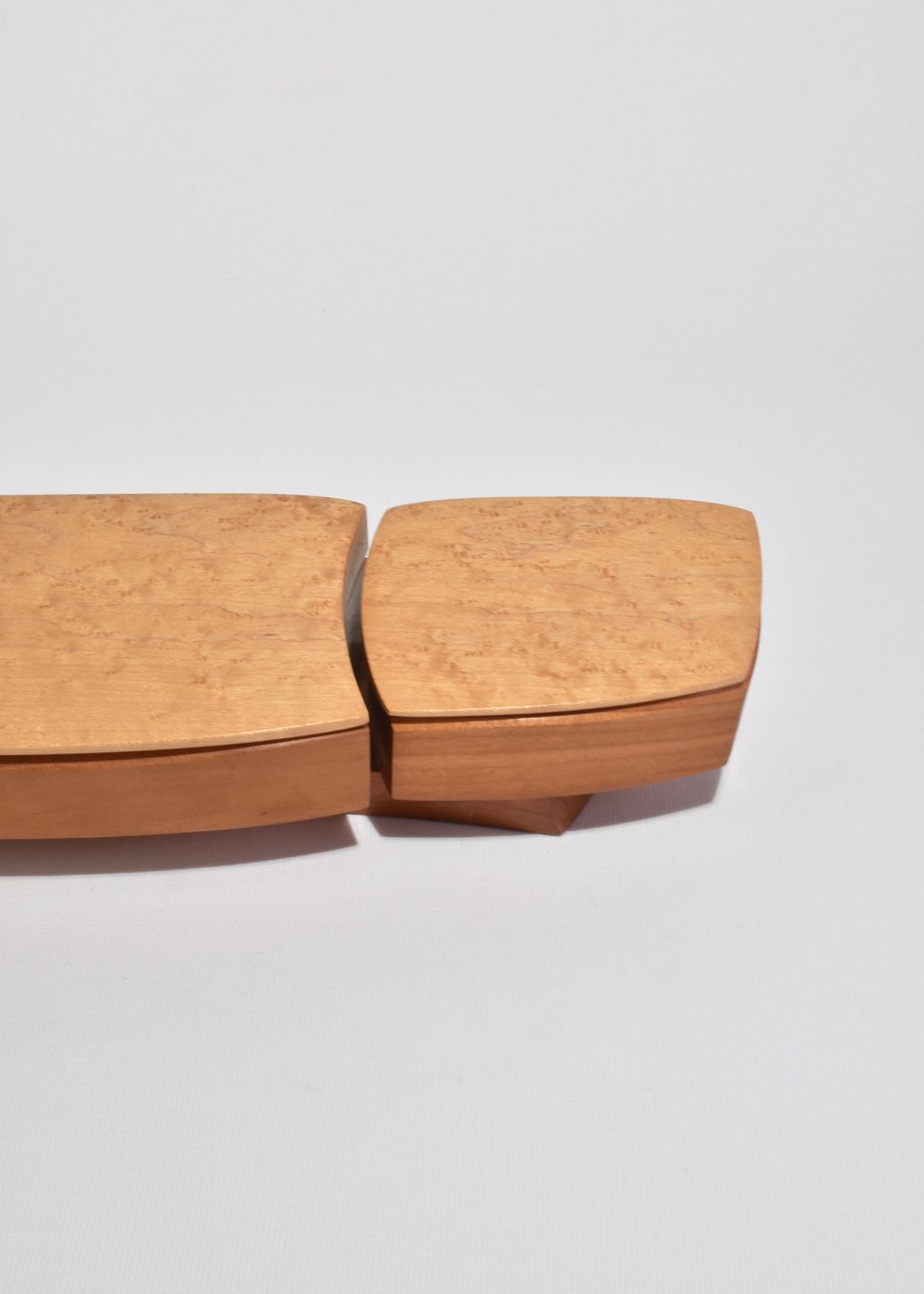 Elongated Wooden Jewelry Box