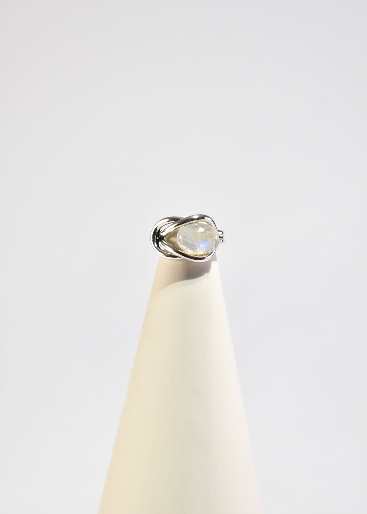 Moonstone Knot Ring