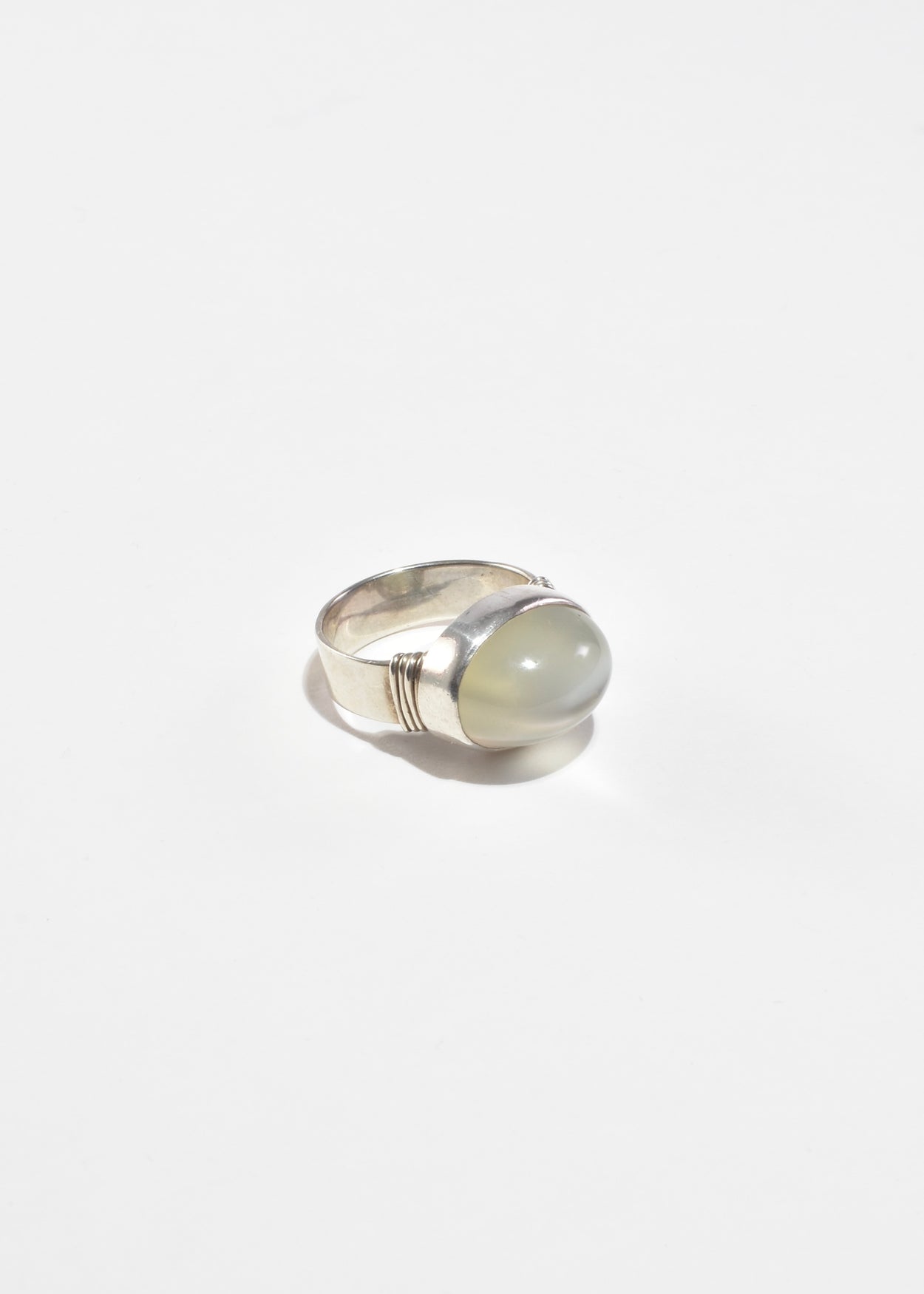 Domed Moonstone Ring