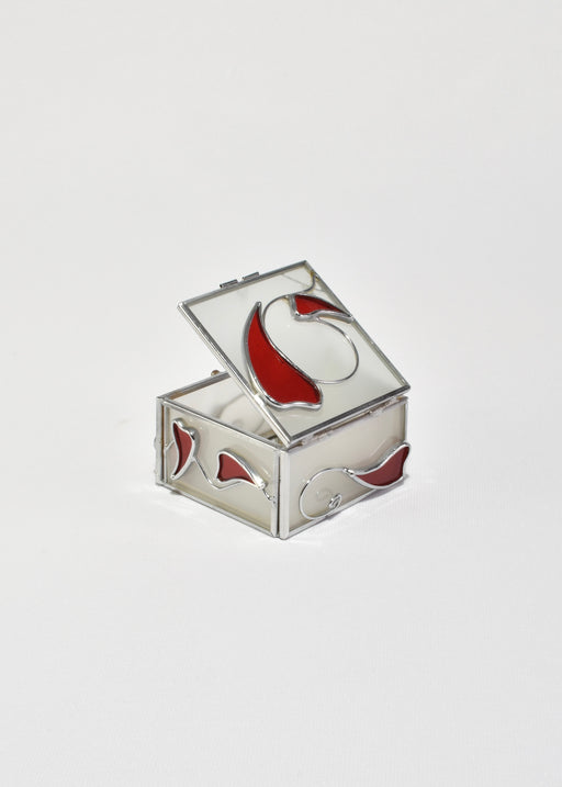 Frosted Glass Jewelry Box