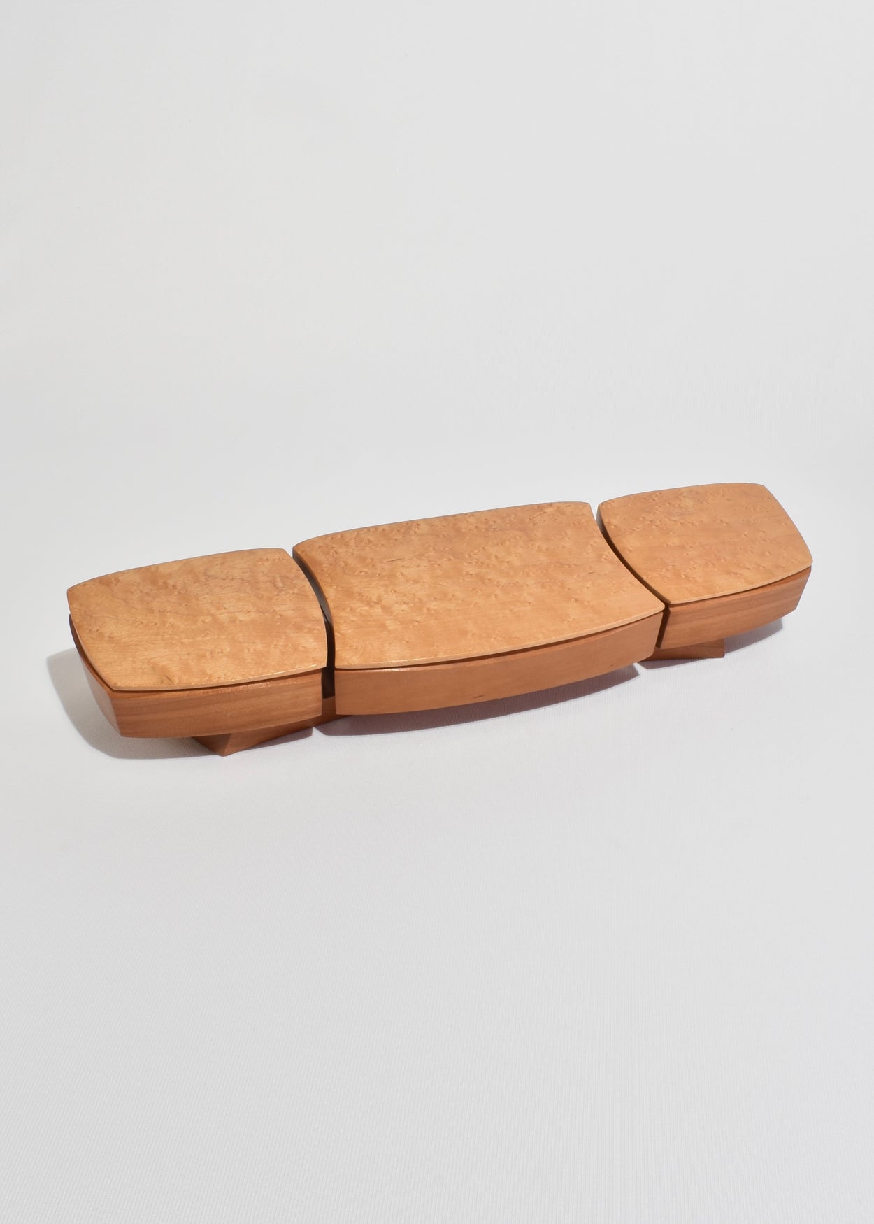 Elongated Wooden Jewelry Box